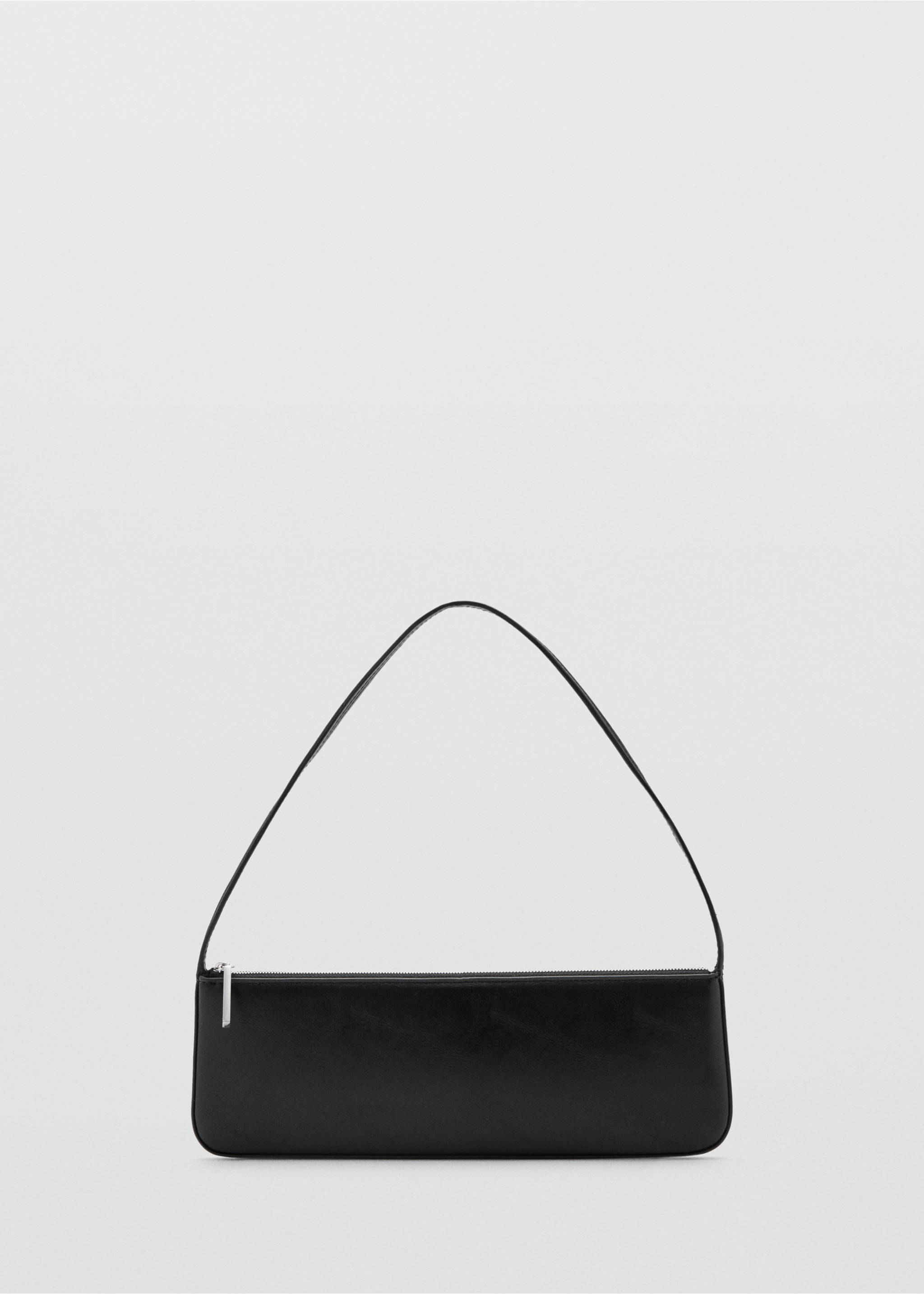 Shoulder bag with zip - Article without model, Black. Ref: 27033340-00.