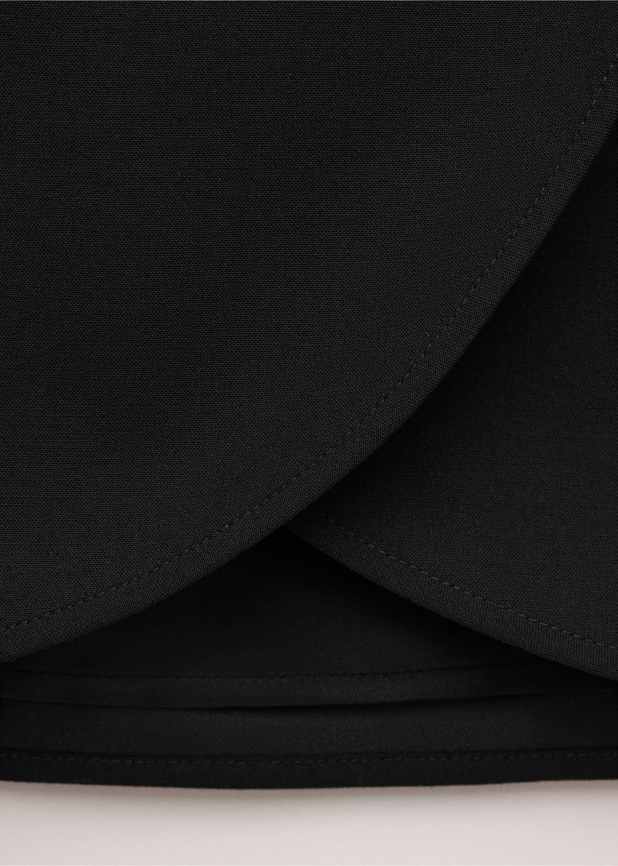 Falda cinturón botones - Detalle del artículo 0, Negro. Ref: 27033342-00.