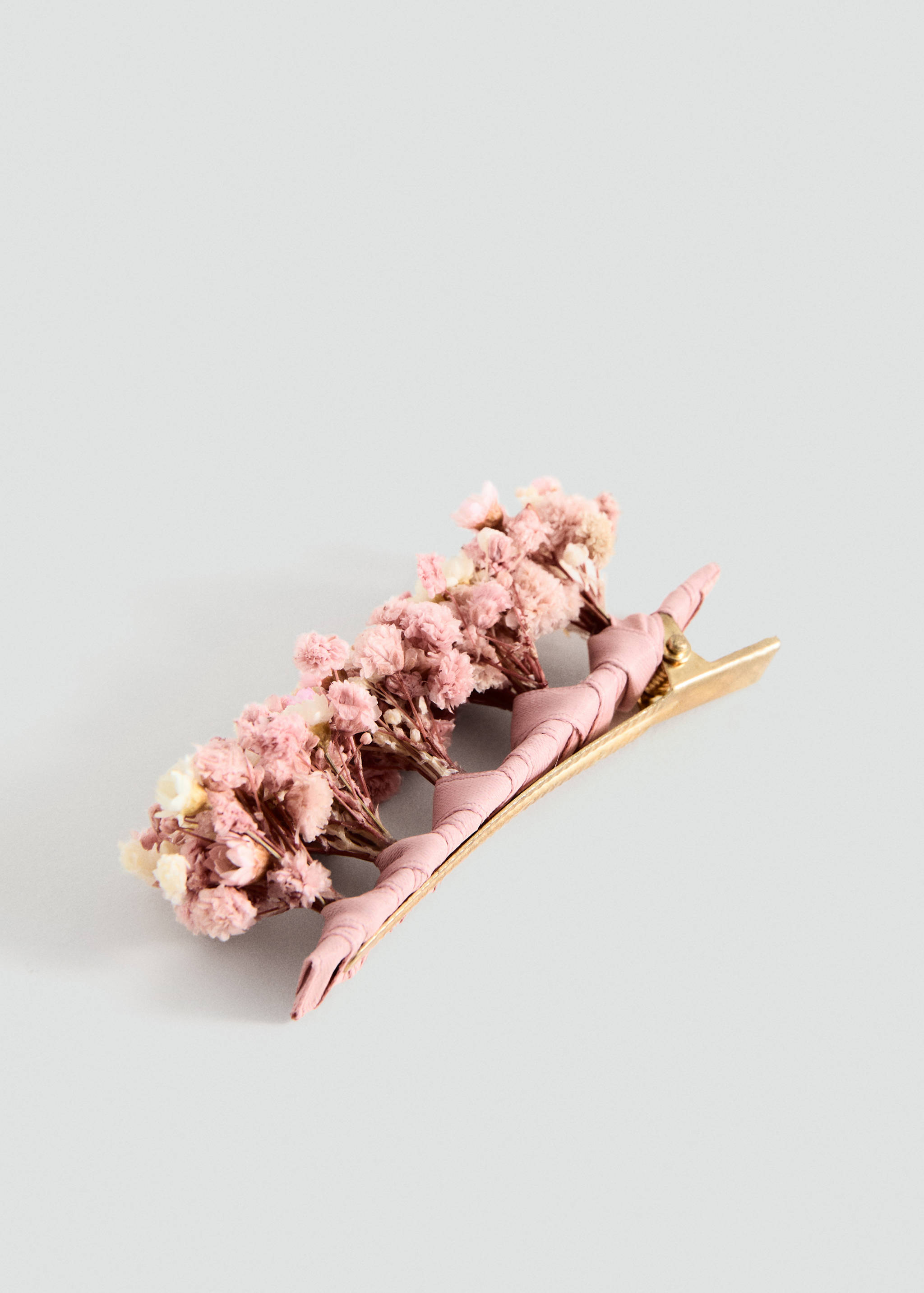 Preserved flower hair slide - Medium plane