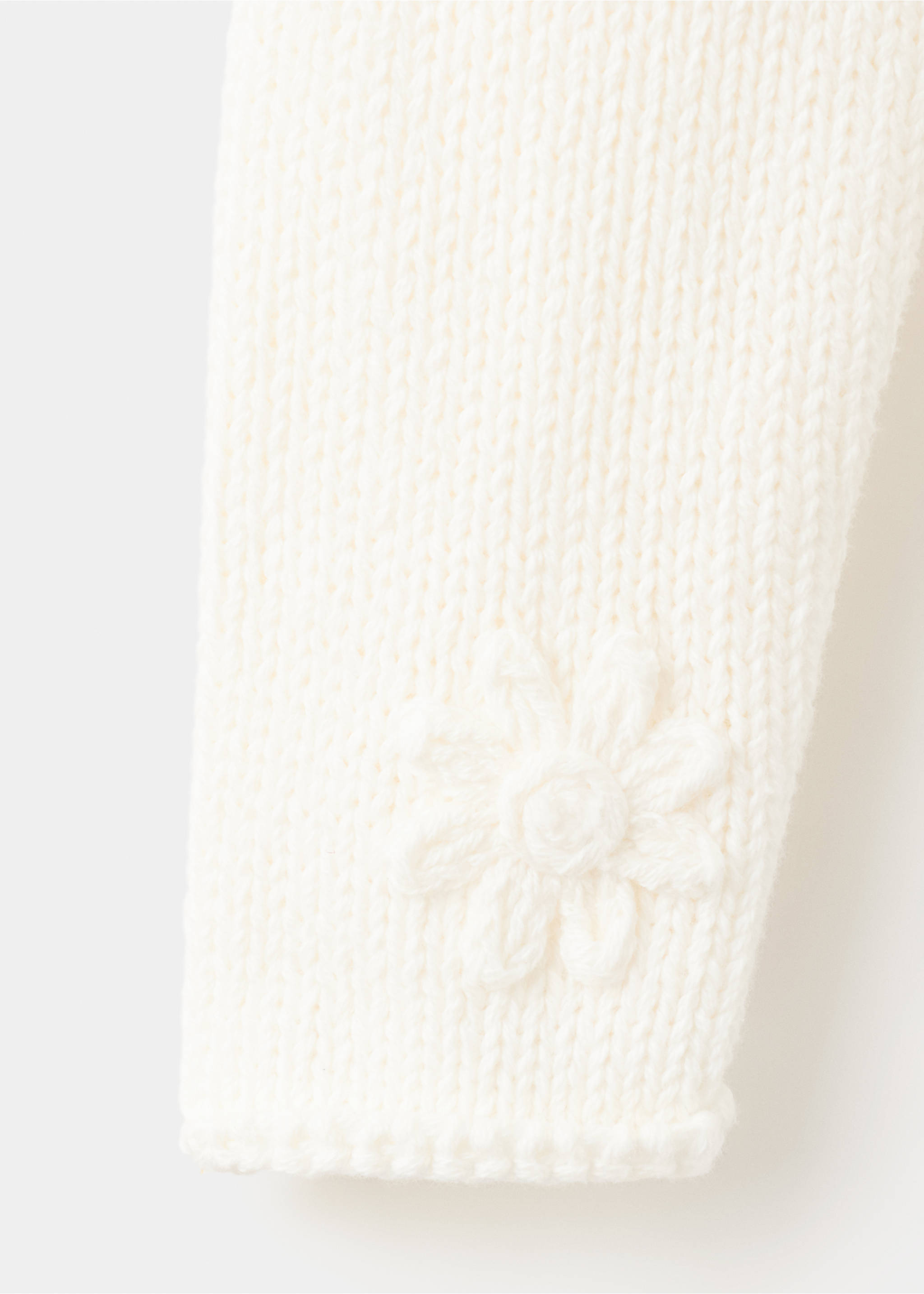 Jersey punto flores - Detalle del artículo 8, Crudo. Ref: 27033713-00.