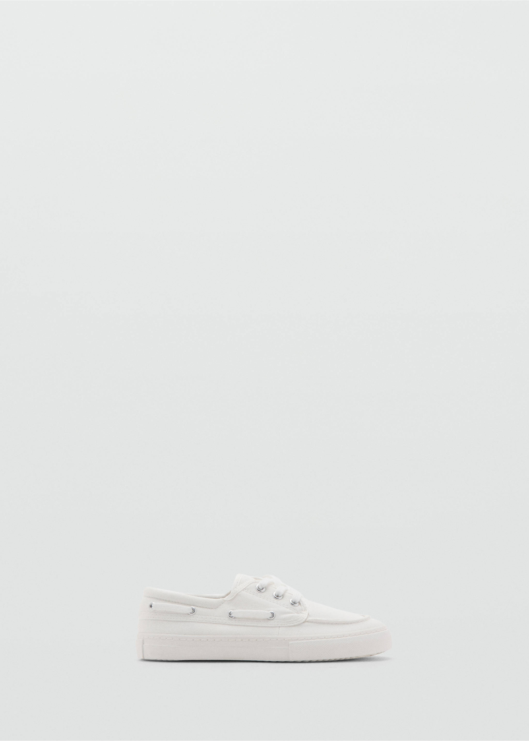 Zapato náutico cordones - Artículo sin modelo, Blanco roto. Ref: 27033717-00.