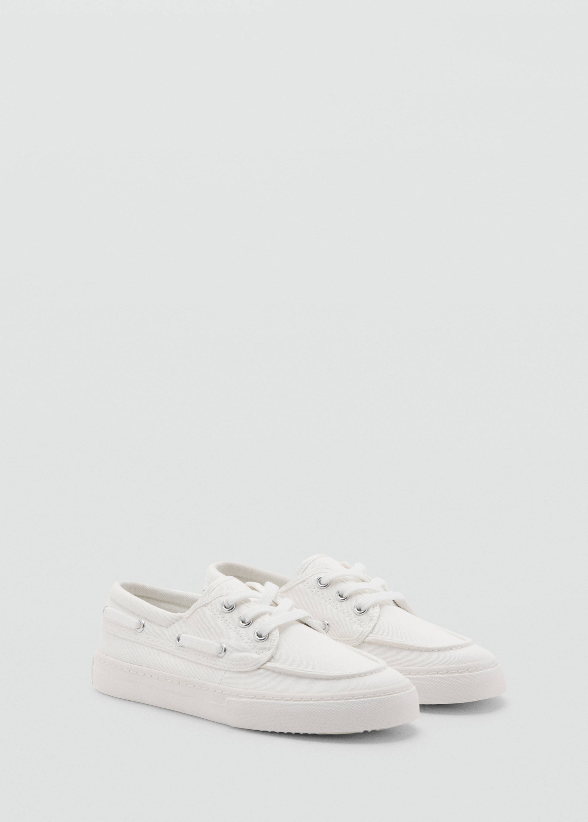 Zapato náutico cordones - Plano medio