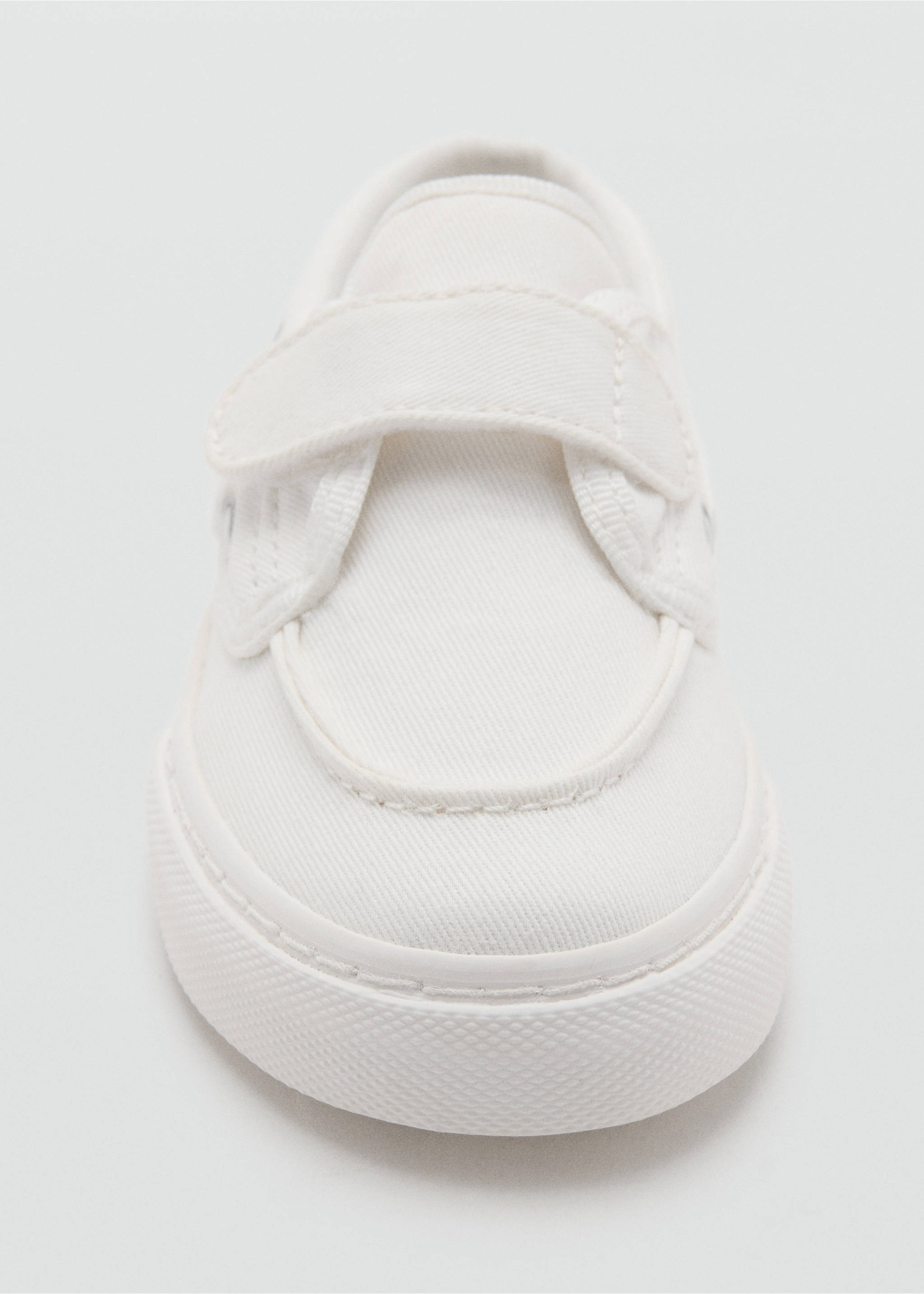 Velcro nautical sports shoes - Details of the article 3, Off White. Ref: 27033720-00.