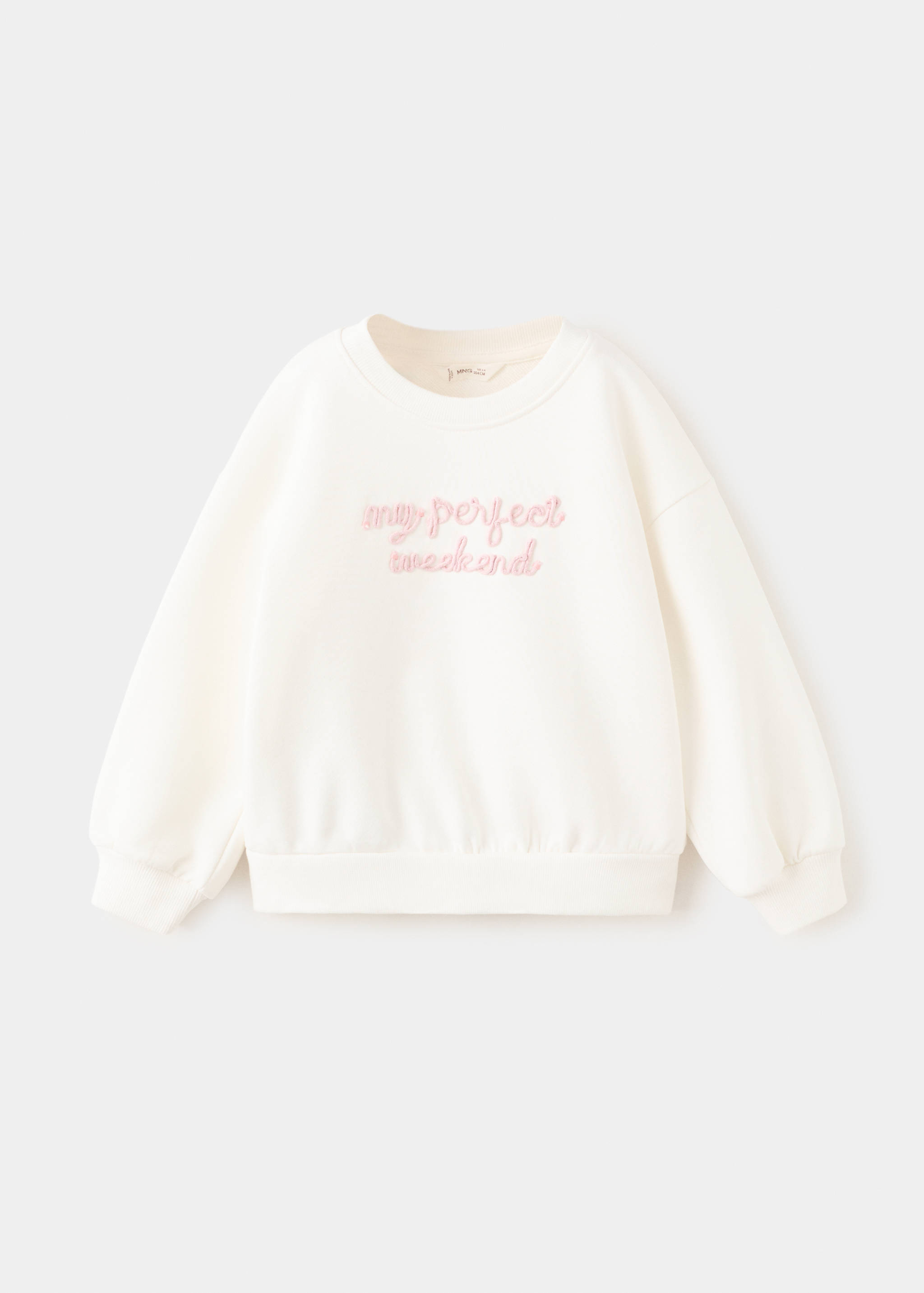 Embroidered cotton sweatshirt - Article without model
