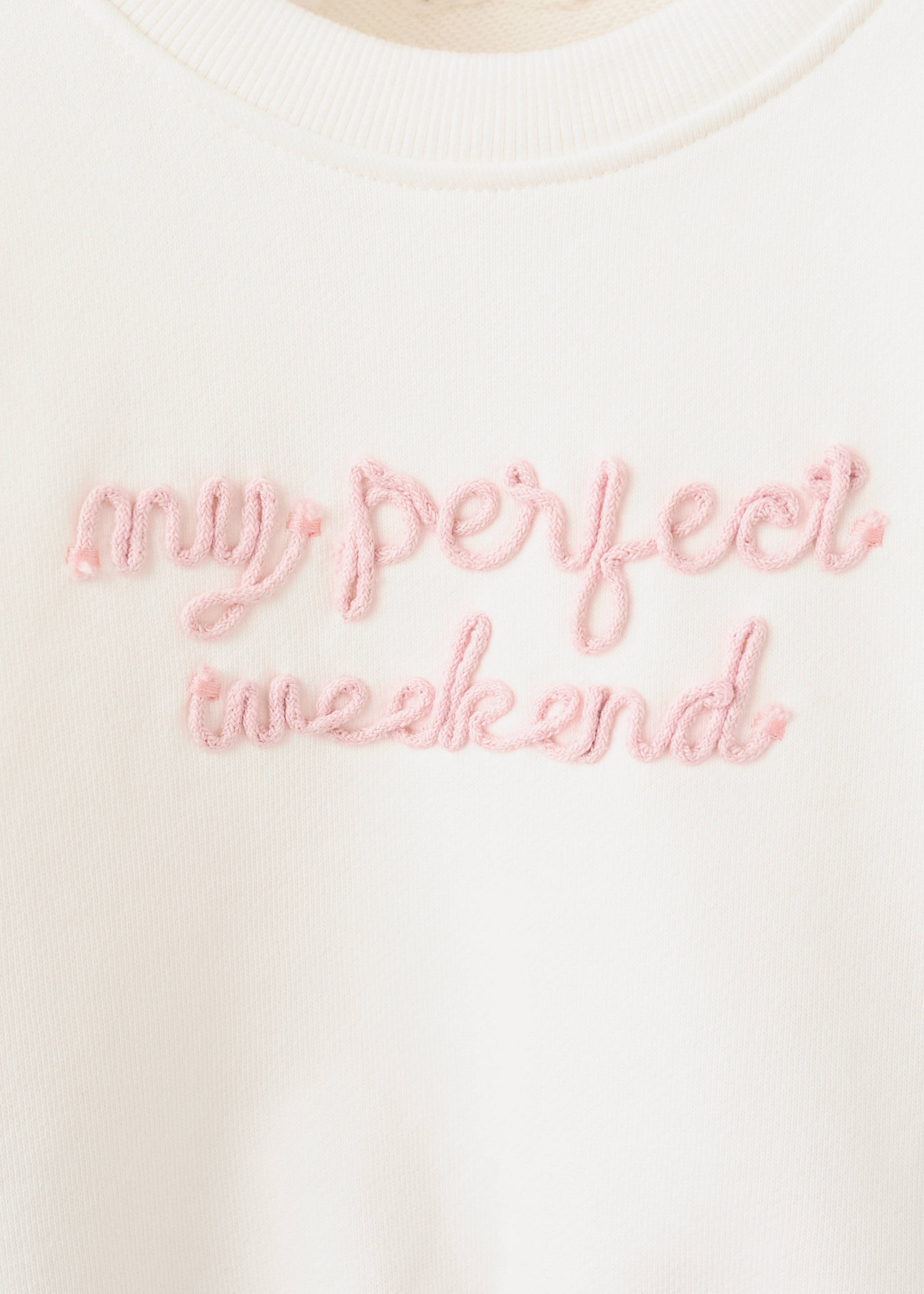 Embroidered cotton sweatshirt - Details of the article 8