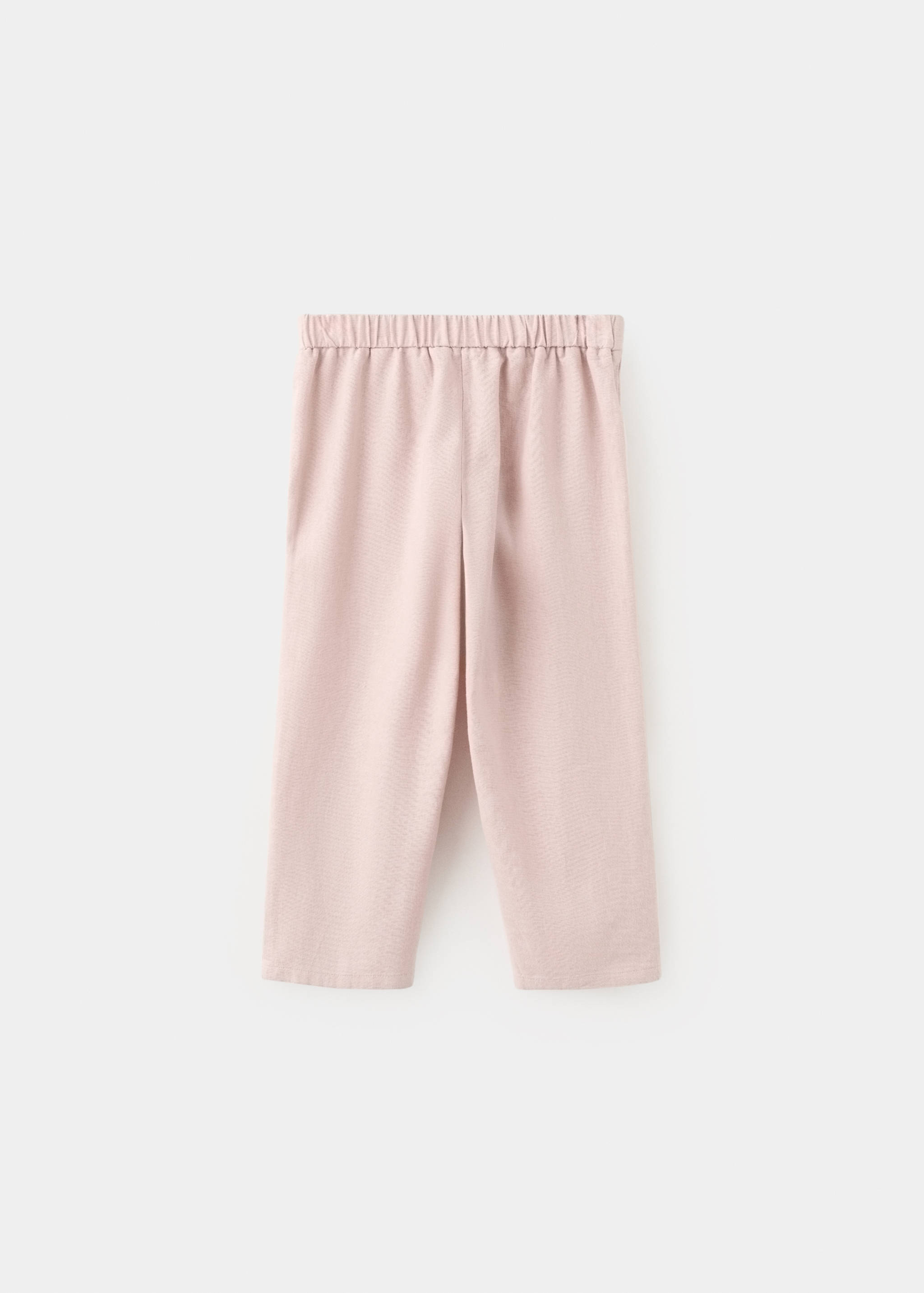 Linen-blend trousers - Reverse of the article