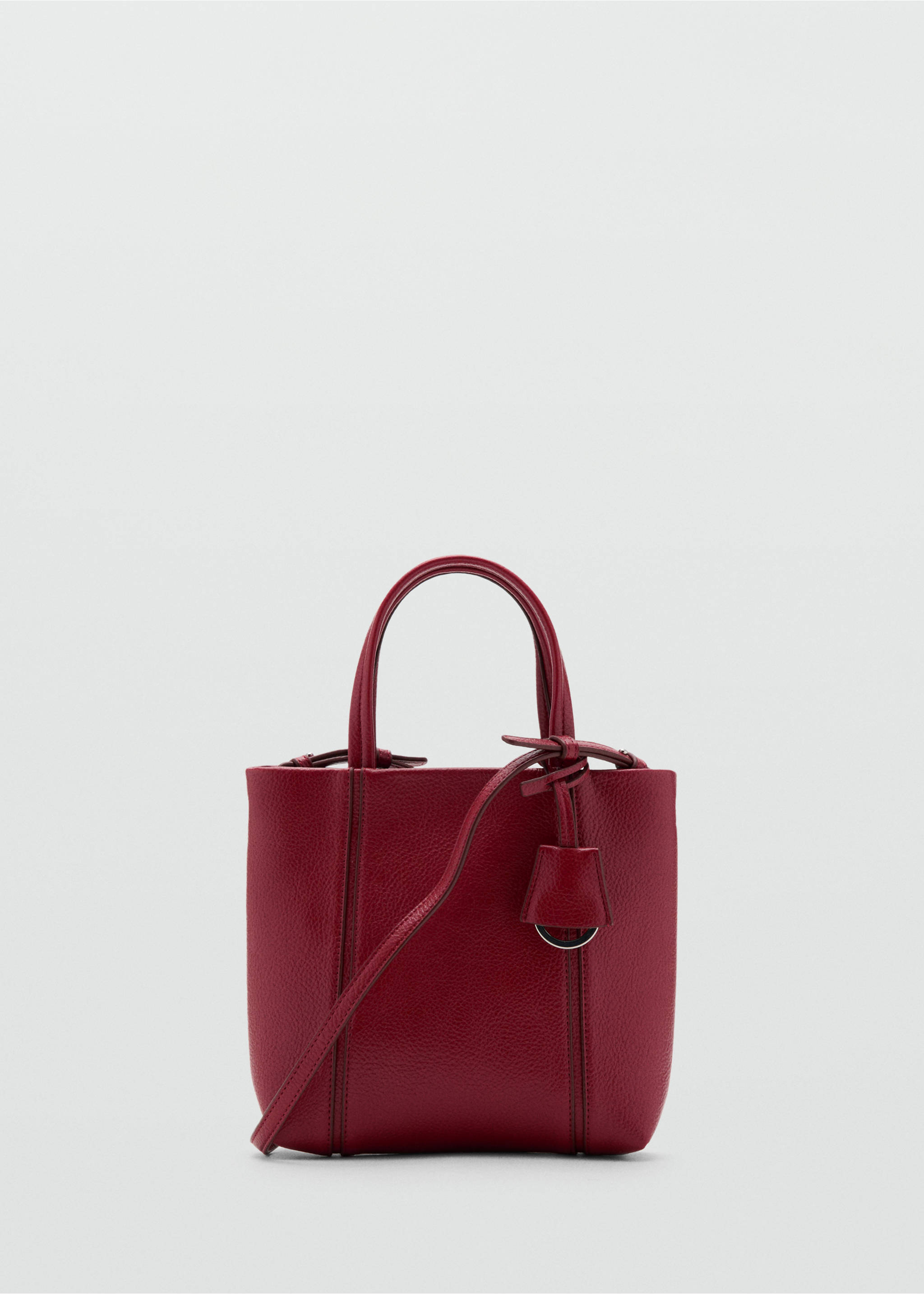 حقيبة ميني مستطيلة بمقابض - منتج دون نموذج, أحمر. Ref: 27033727-00.