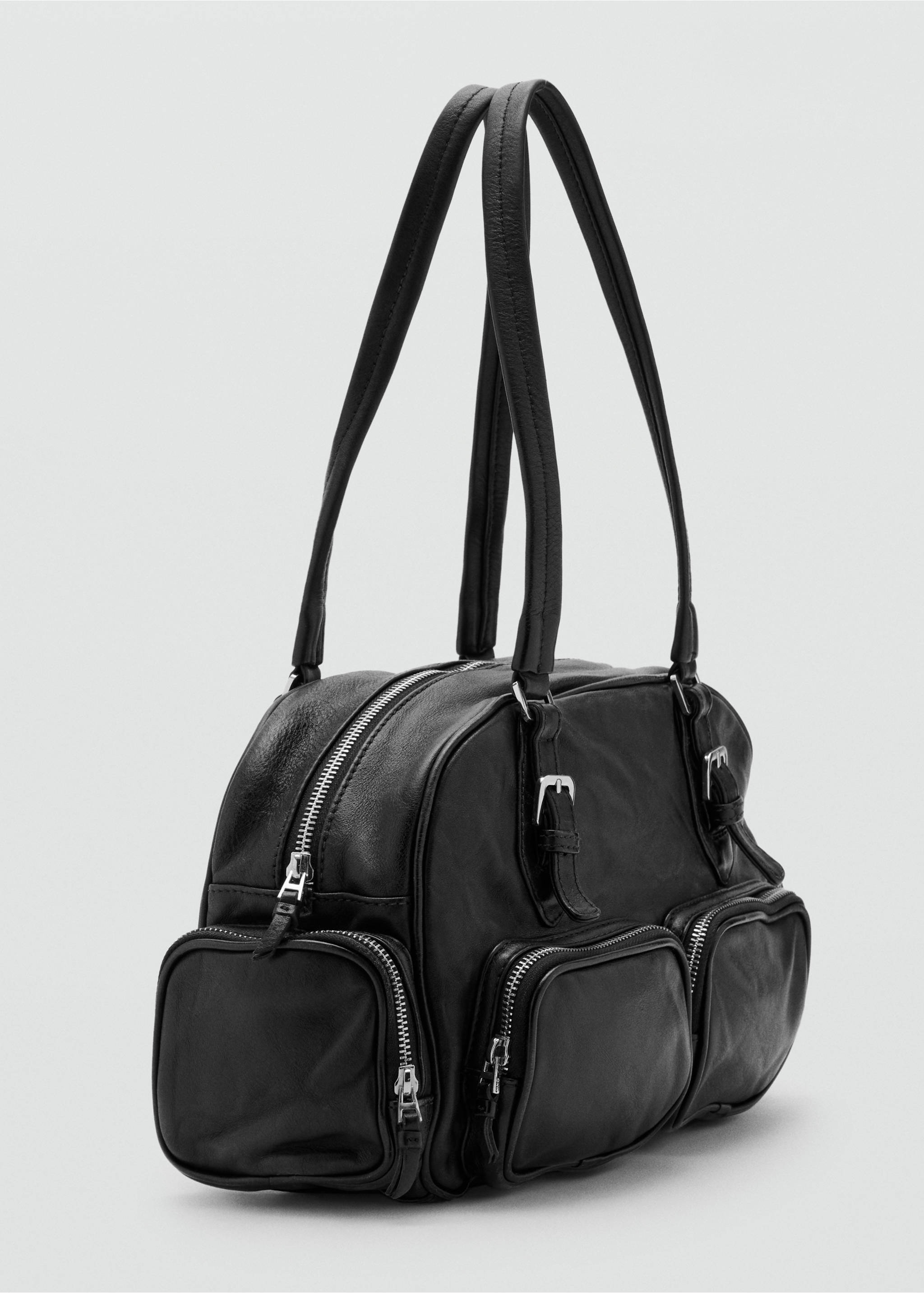 Bossa bowling pell butxaques - Pla mig, Negre. Ref: 27033729-00.
