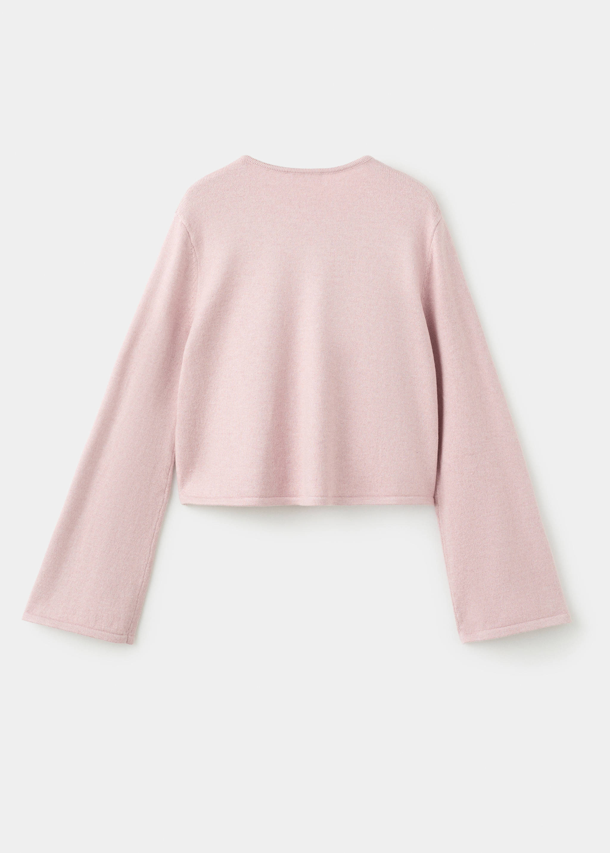 Fine-knit cardigan - Reverse of the article