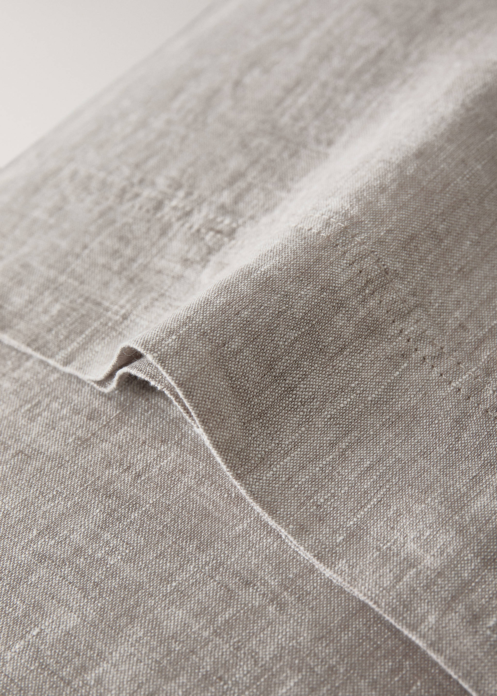 Linen yarn-dyed pillow cover 45x110 cm - Details of the article 1