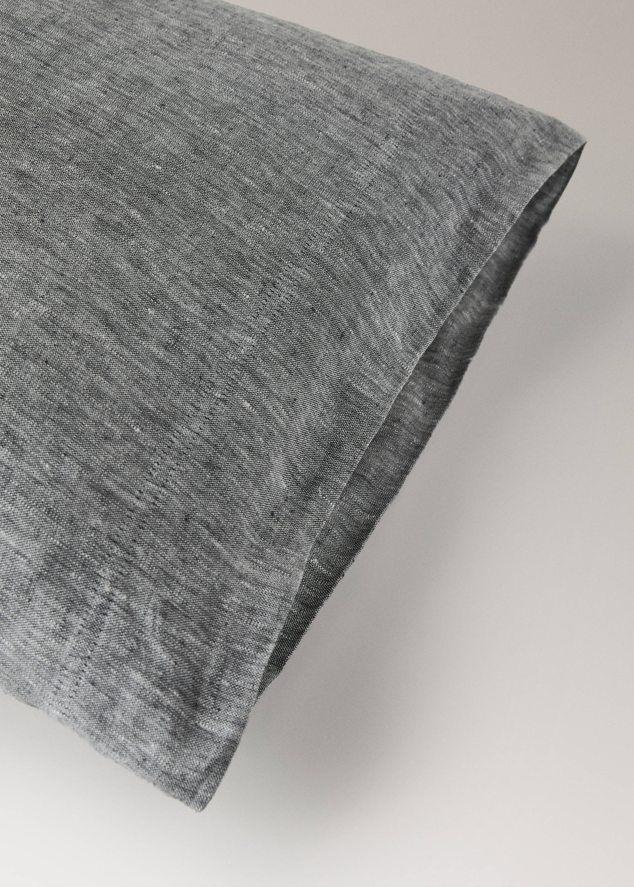 Linen yarn-dyed pillow cover 45x110 cm - Details of the article 1