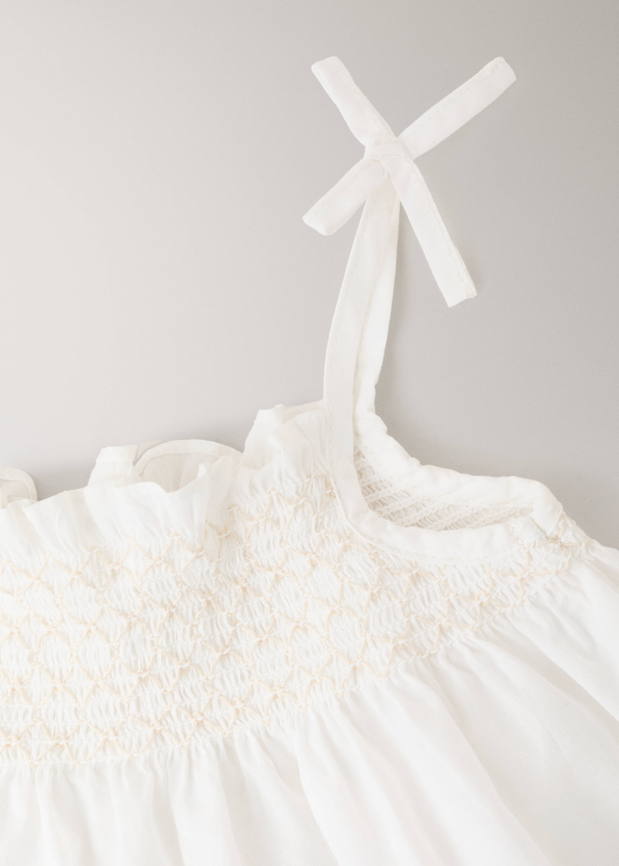 Cotton children’s pajama set with embroidered detail - Details of the article 2
