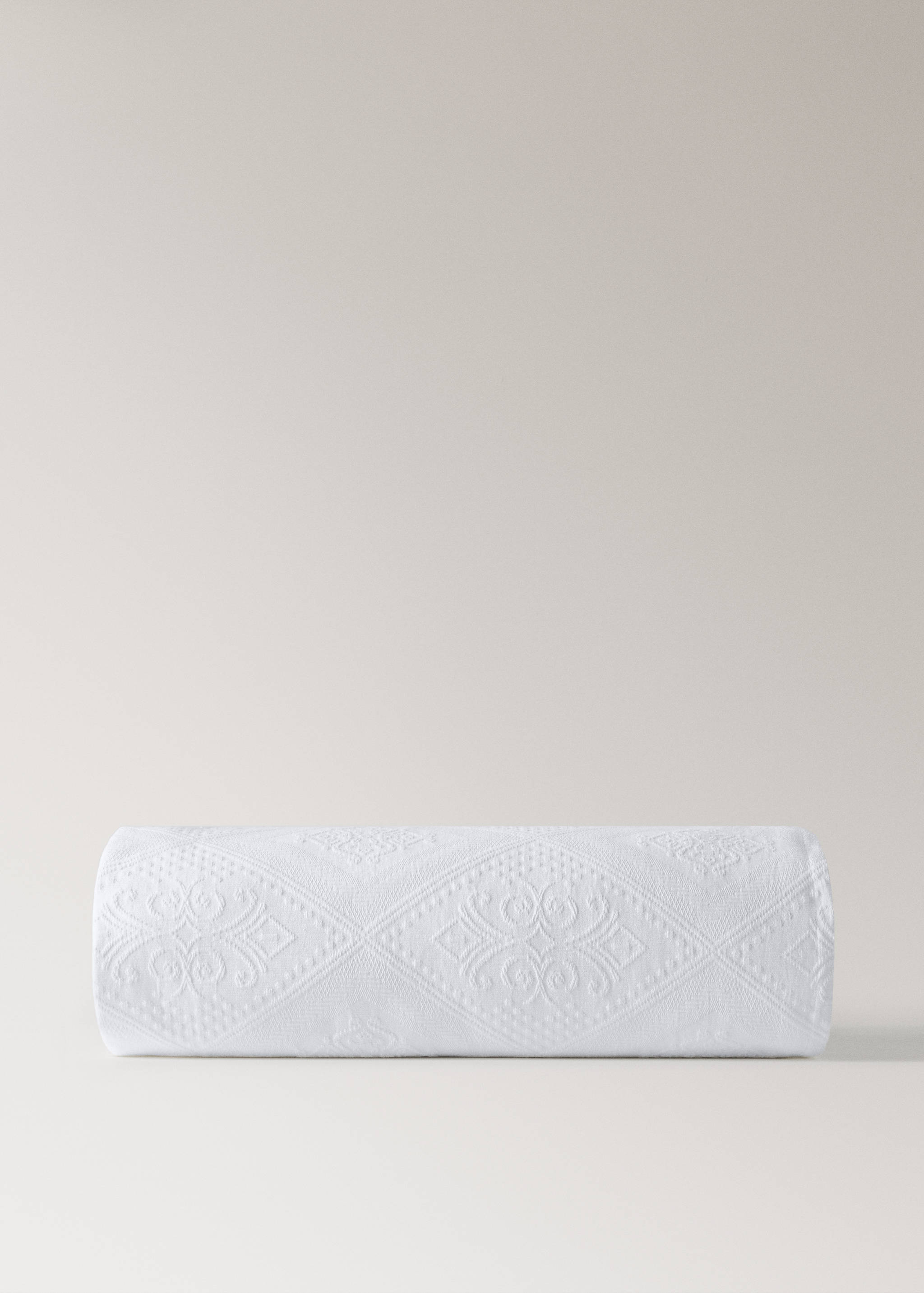 Couvre-lit jacquard pré-rétréci 300 g confection lit 130/140/150 cm - Article sans modèle