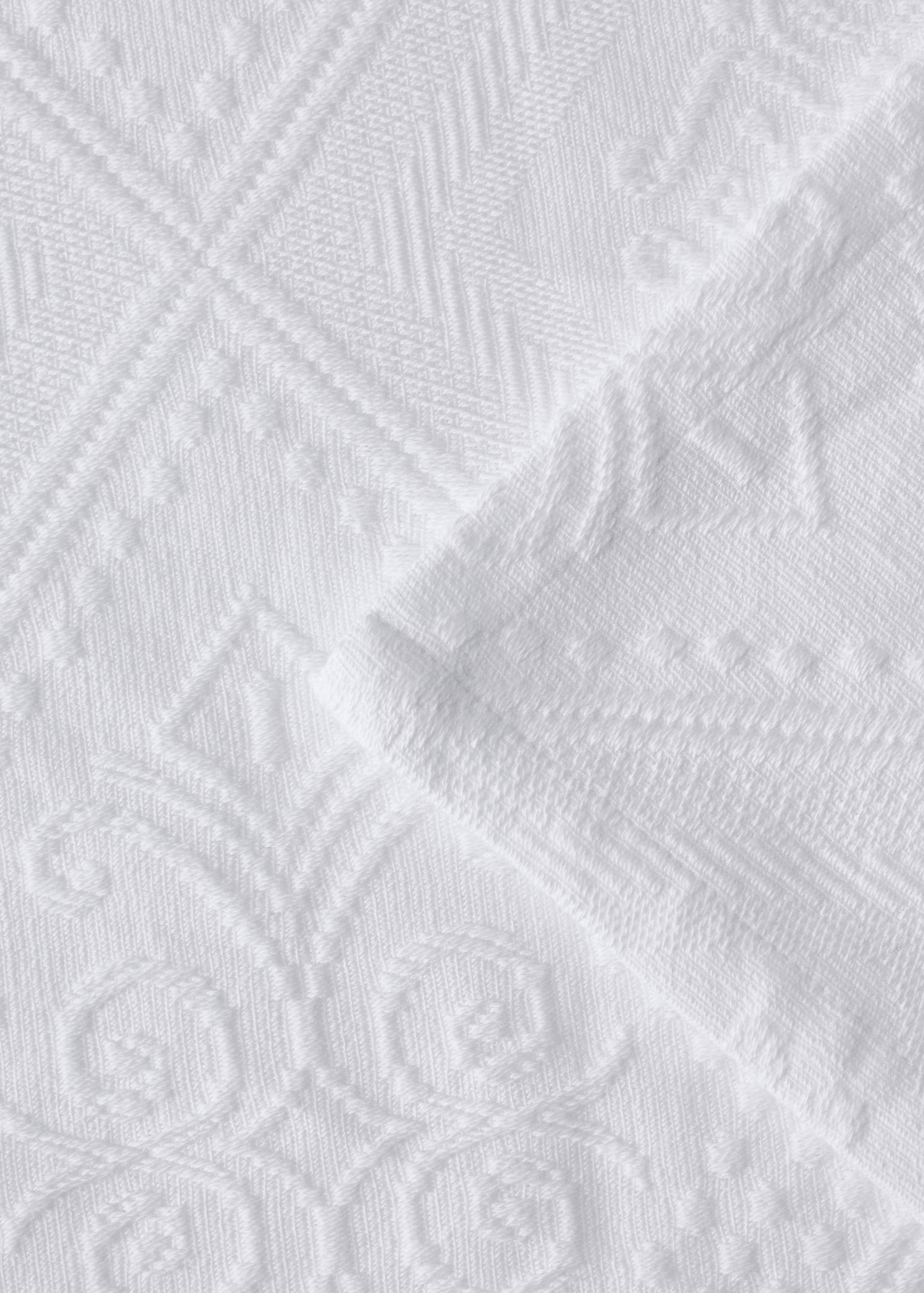 Couvre-lit jacquard pré-rétréci 300 g confection lit 130/140/150 cm - Détail de l'article 1