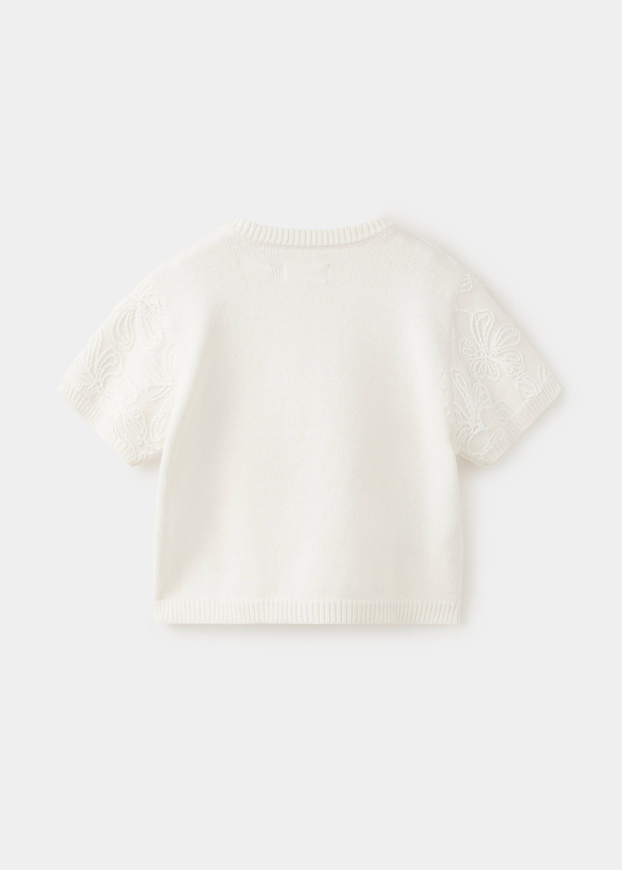 Cárdigan punto bordado - Reverso del artículo