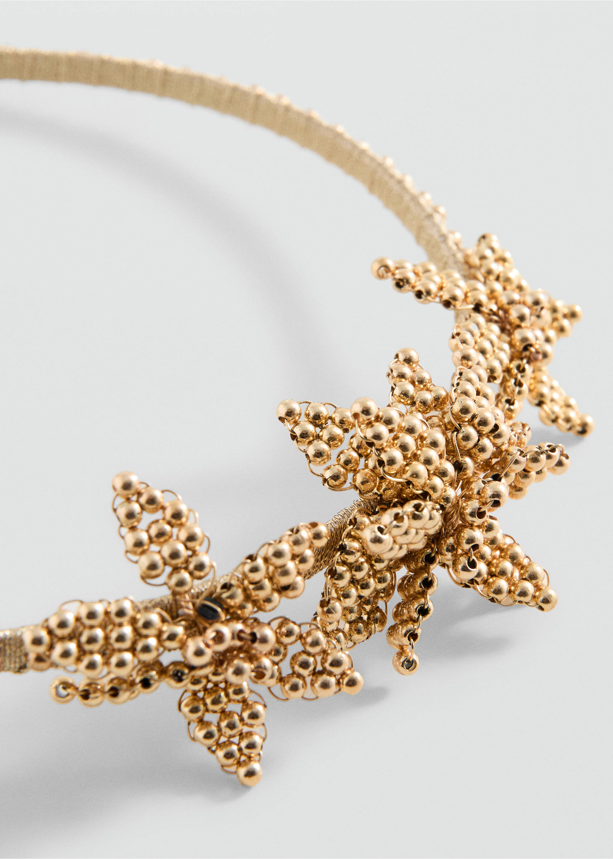 Flower hairband - Medium plane, Gold. Ref: 27034046-00.