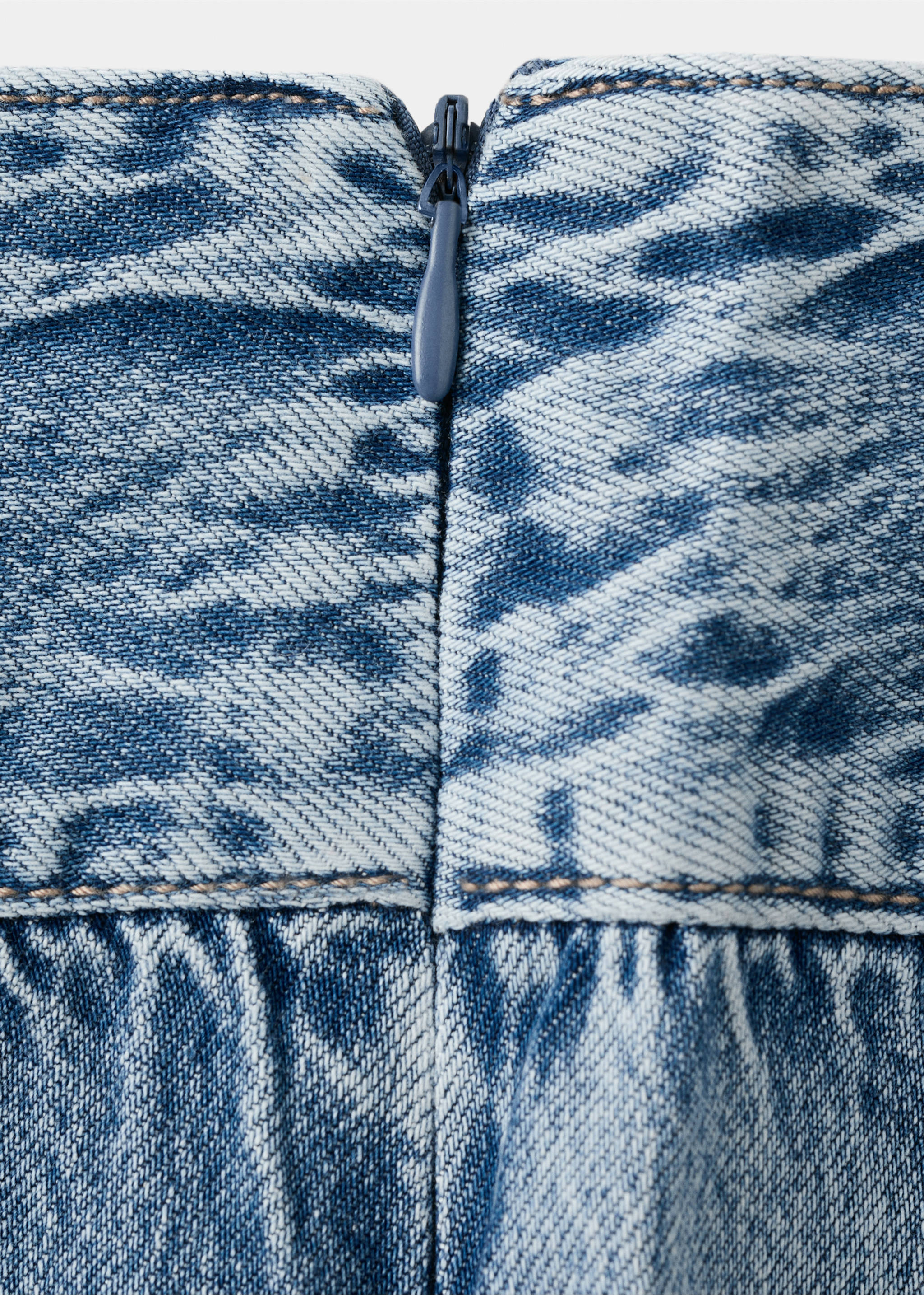 Jean low waist wide leg - Détail de l'article 0, Bleu moyen. Ref: 27034050-00.