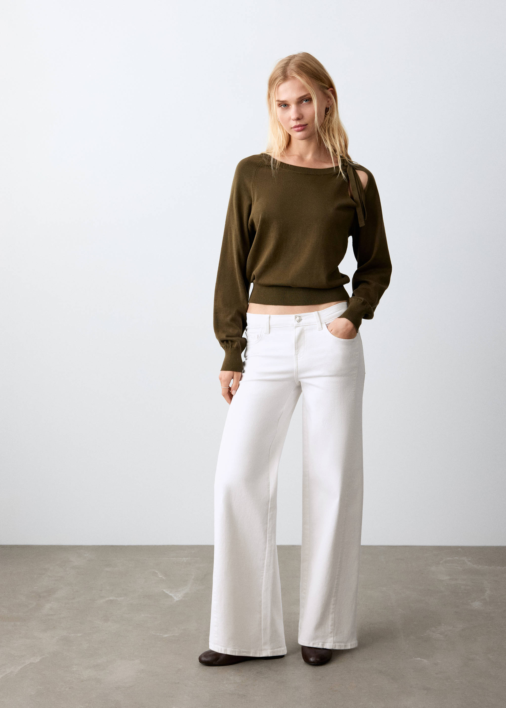 Jeans low waist wide leg - Plano general