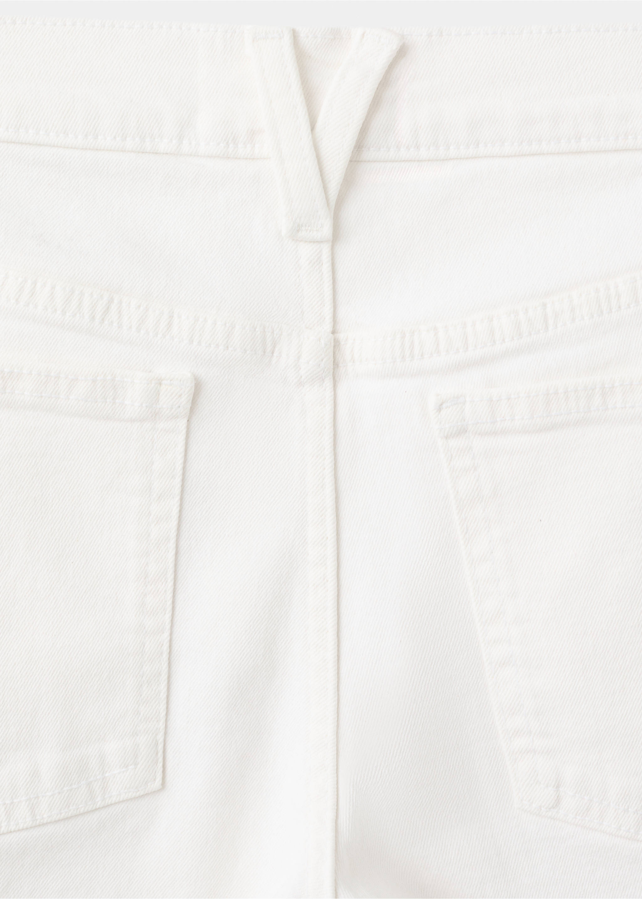 Düşük bel wide leg jean pantolon - Ürün detayı 0, Beyaz. Ref: 27034051-00.