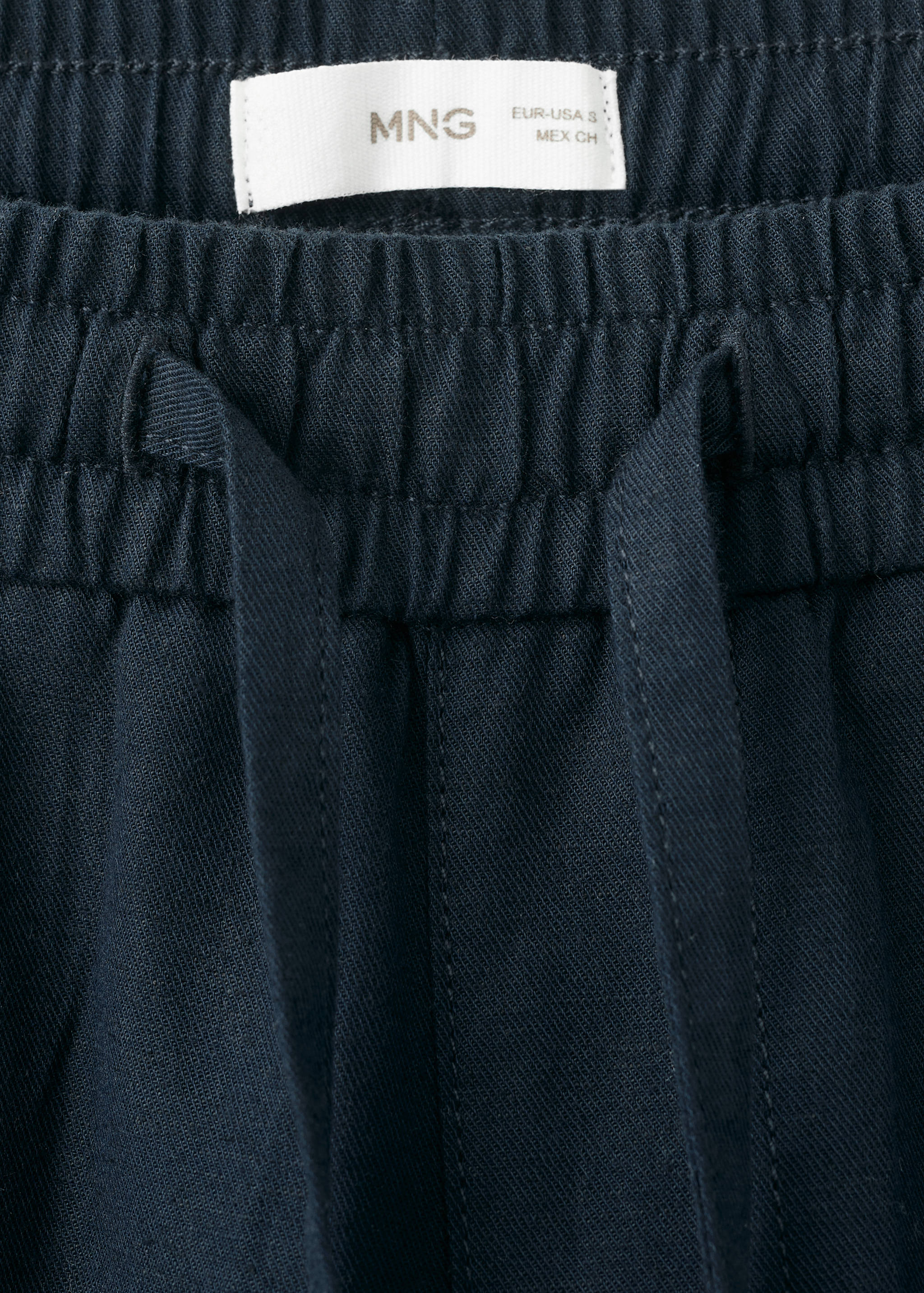 Pantalón algodón lino cordón - Detalle del artículo 8