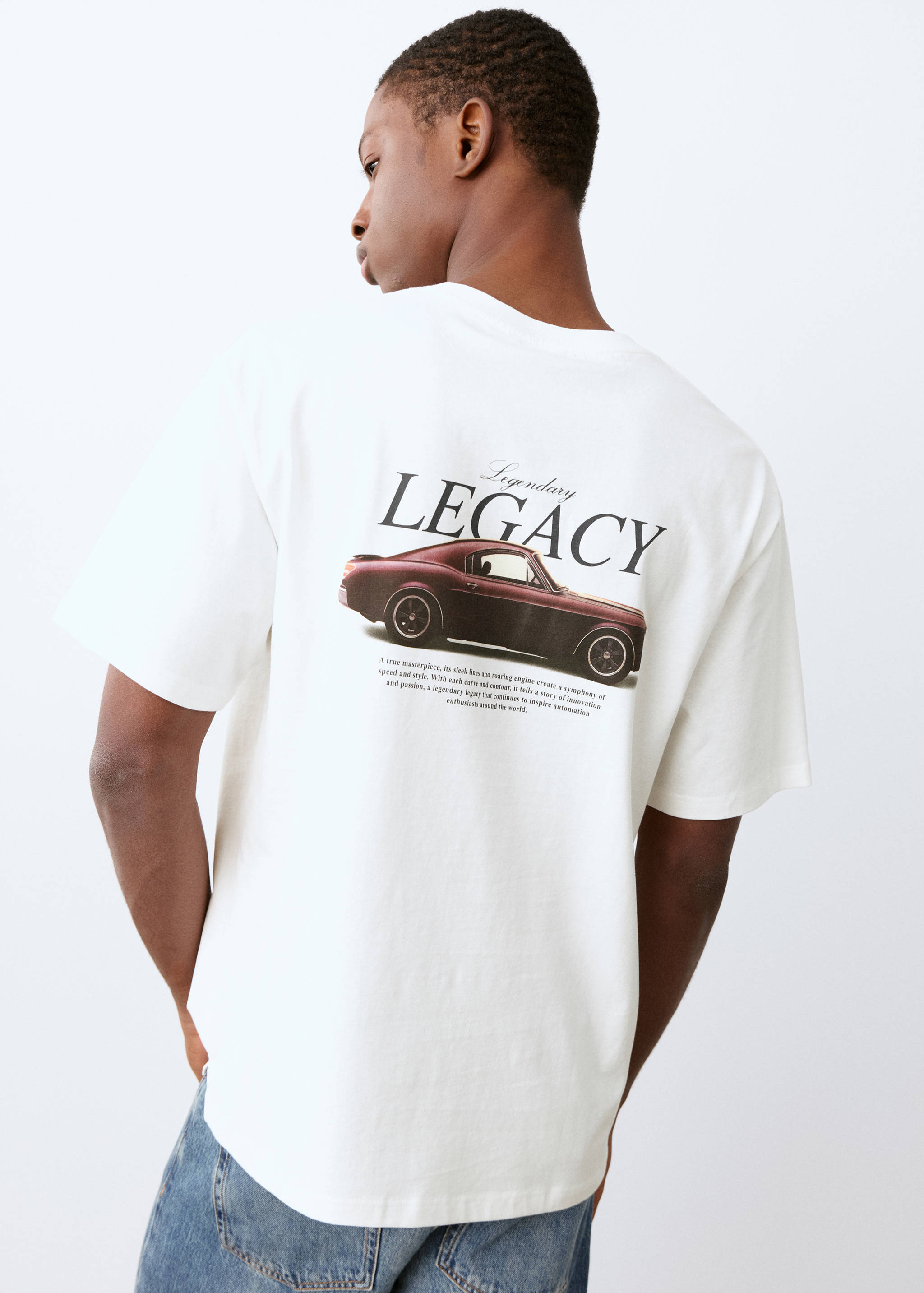 Camiseta estampada manga corta - Reverso del artículo