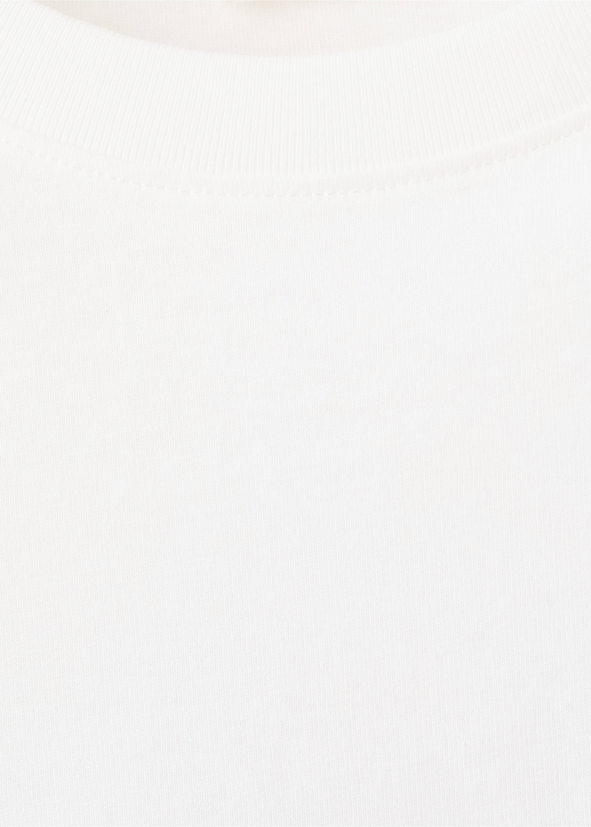 Short-sleeved printed t-shirt - Details of the article 8, Off White. Ref: 27034054-00.