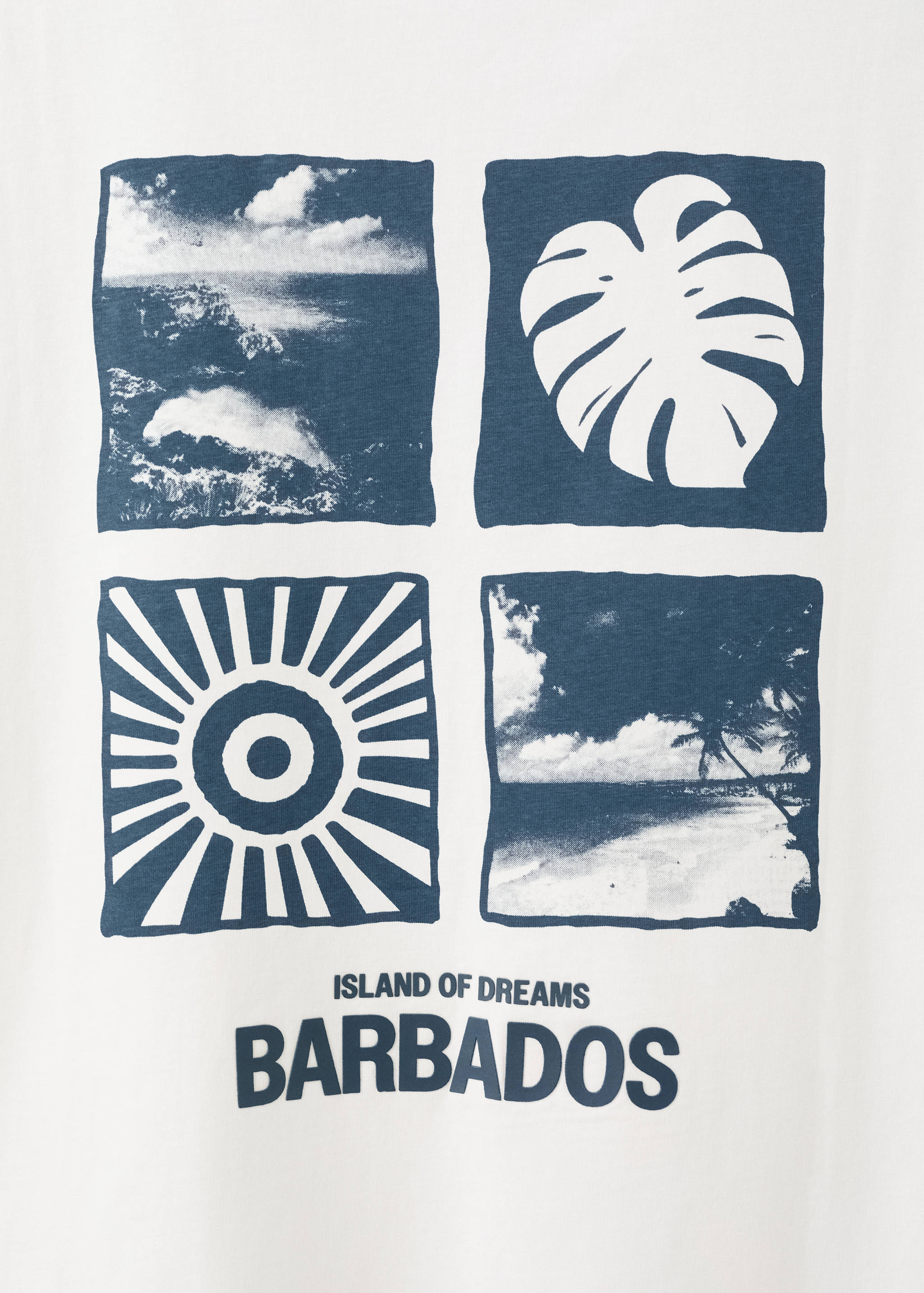 Printed cotton-blend t-shirt - Details of the article 0