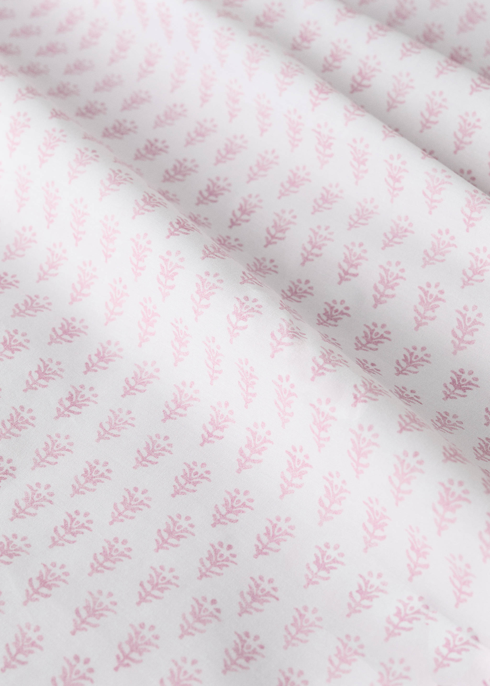 Housse de couette pour lit bébé en coton percale mini fleur - Détail de l'article 2