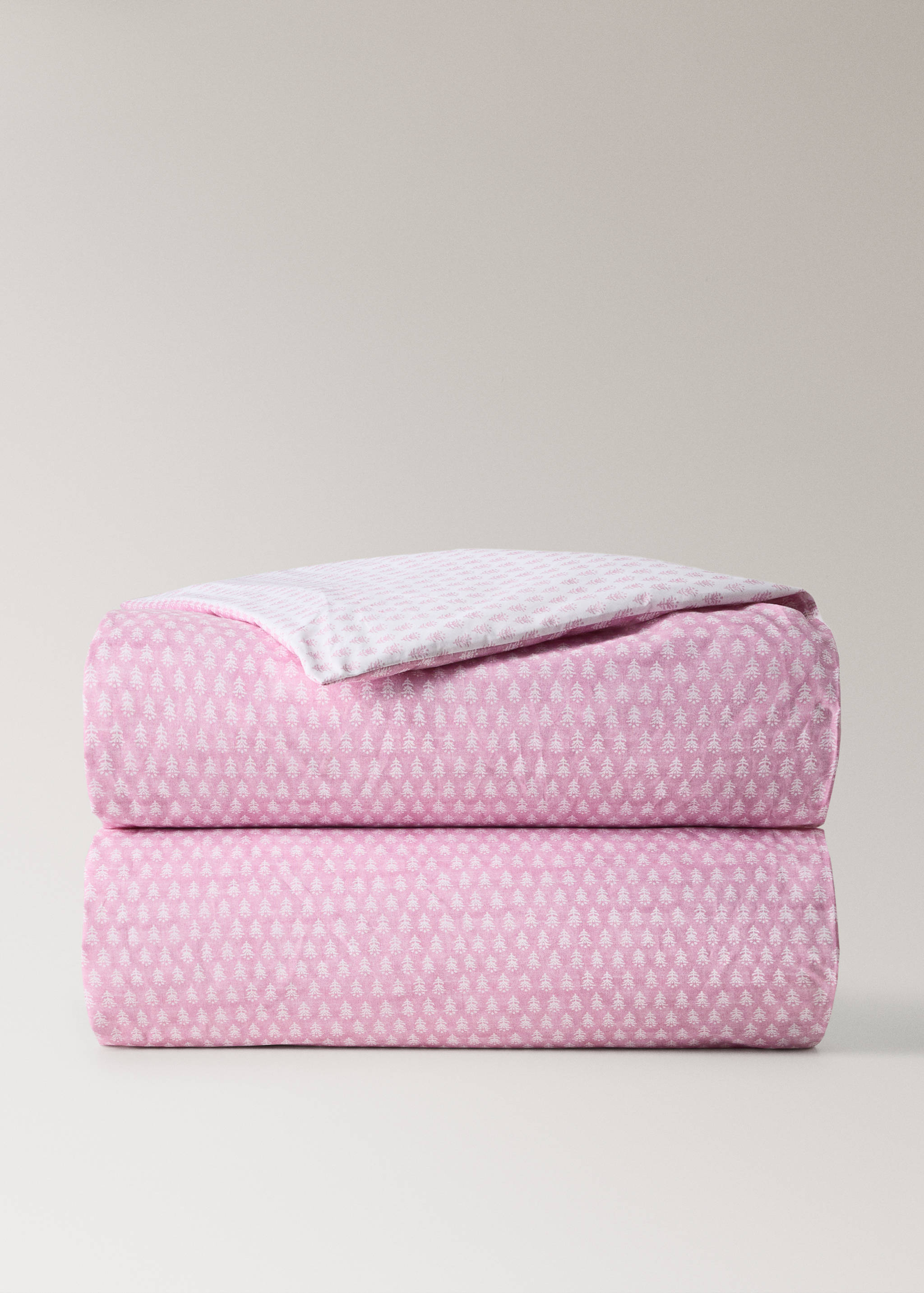 Housse de couette pour lit bébé en coton percale mini fleur - Détail de l'article 3