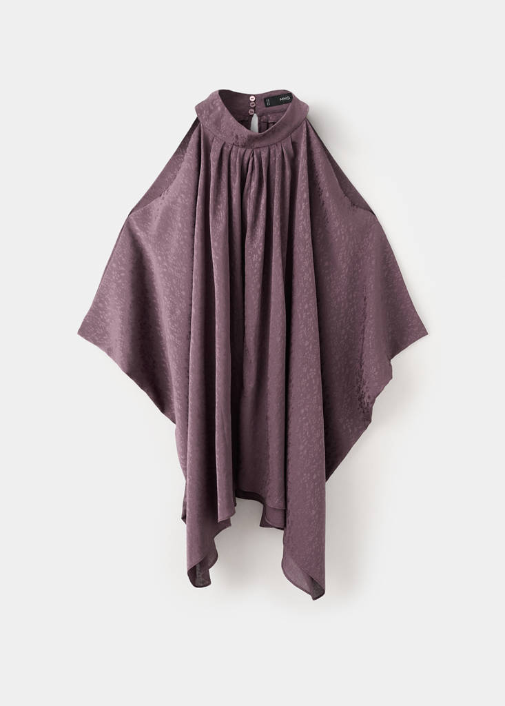 Off-shoulder top — Purple
