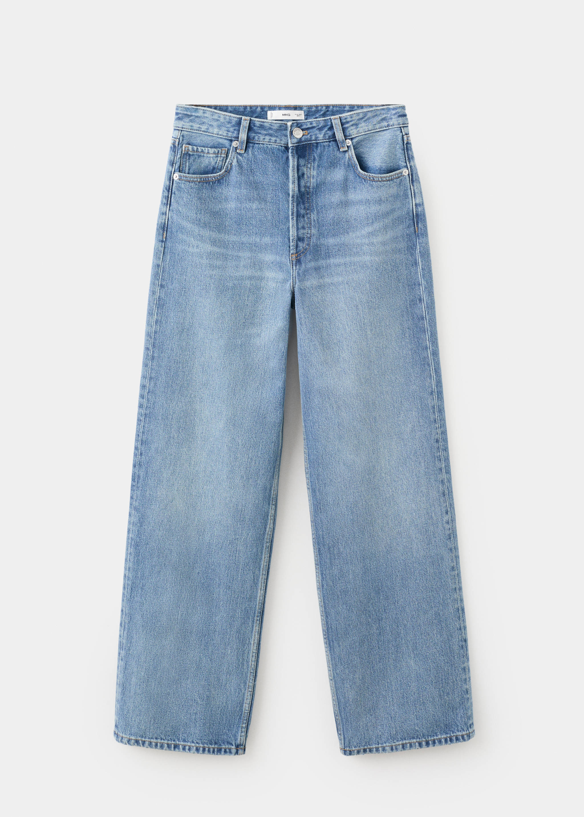 Straight low-waist jeans - Article without model