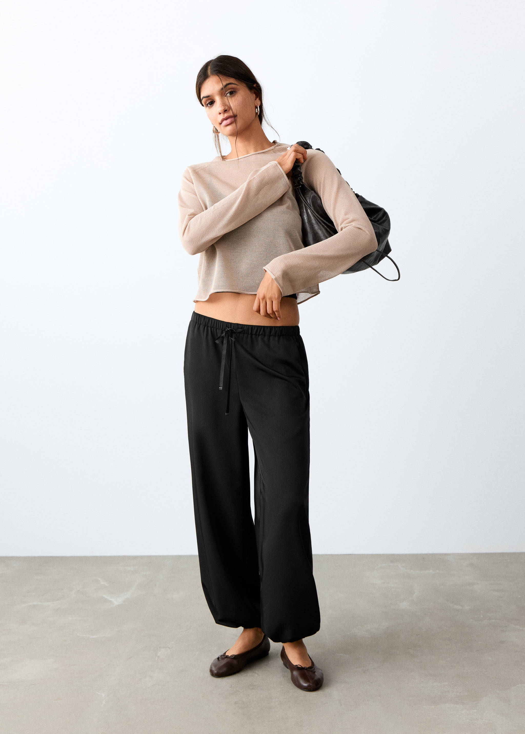 Pantalons balloon setí - Pla general