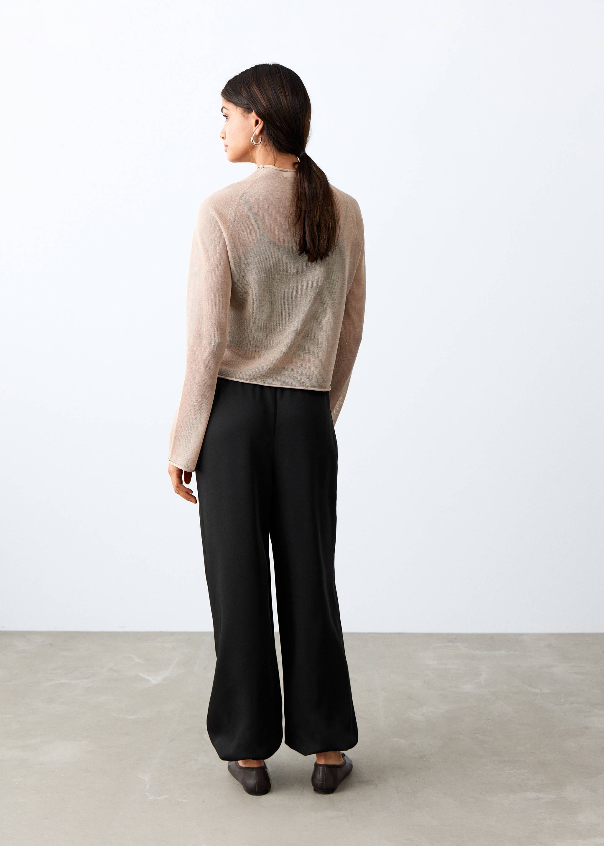 Pantalons balloon setí - Revers de l'article