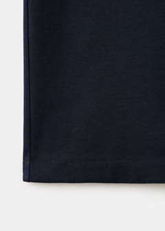 Straight lyocell trousers — Navy 10