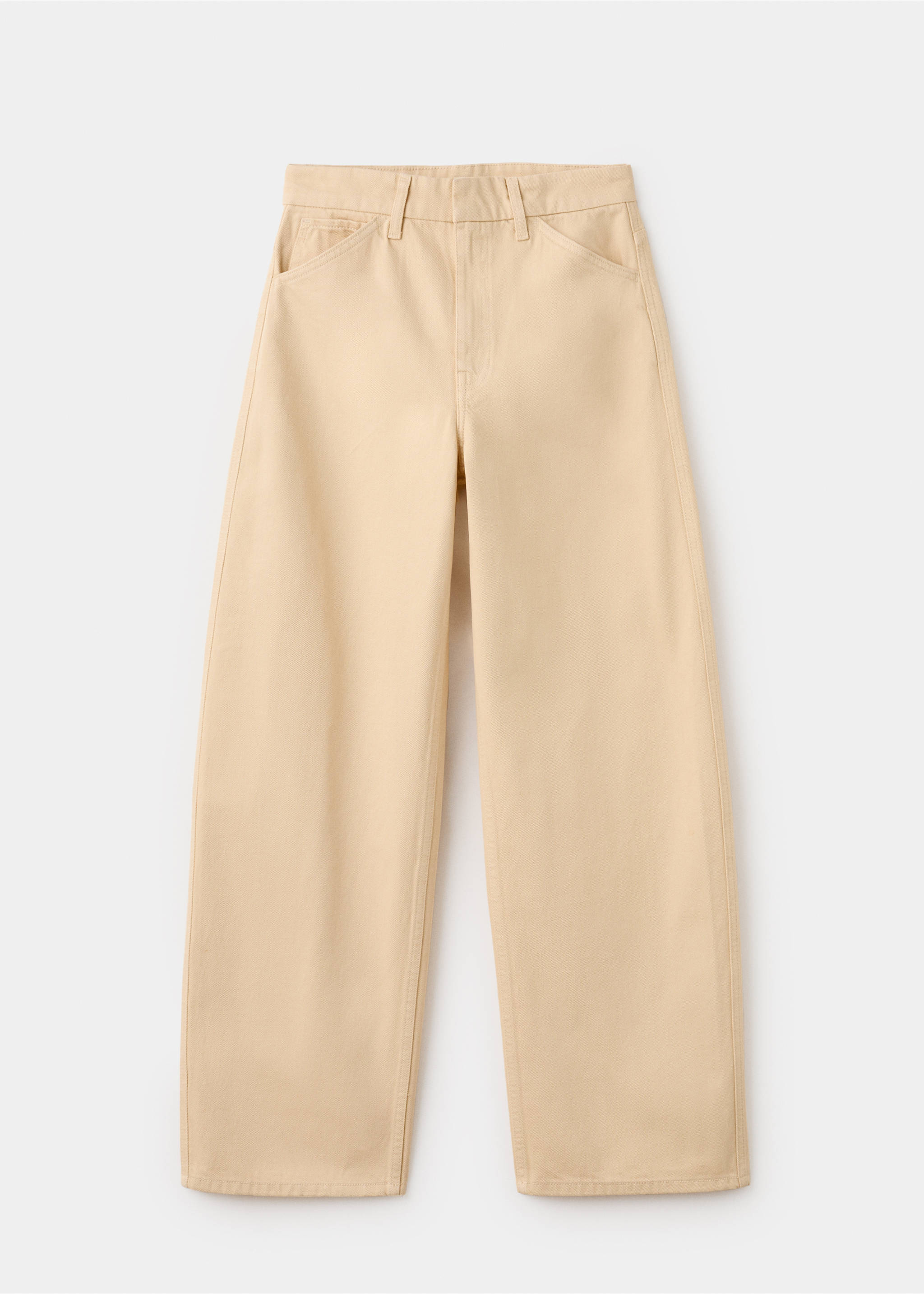 Mid-rise balloon jeans - Article without model, Vanilla. Ref: 27034082-00.