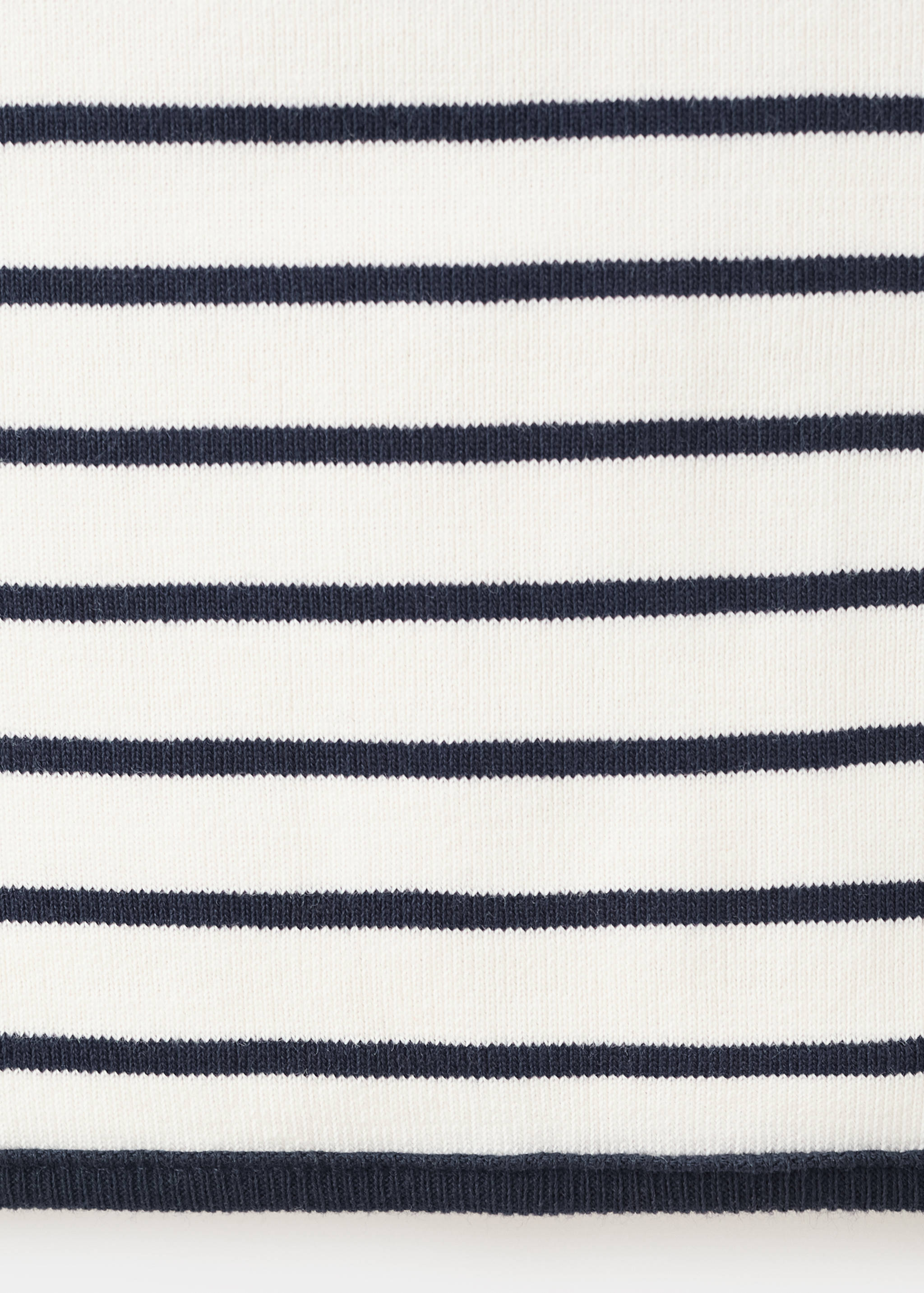 Cotton boat neck t-shirt - Details of the article 8