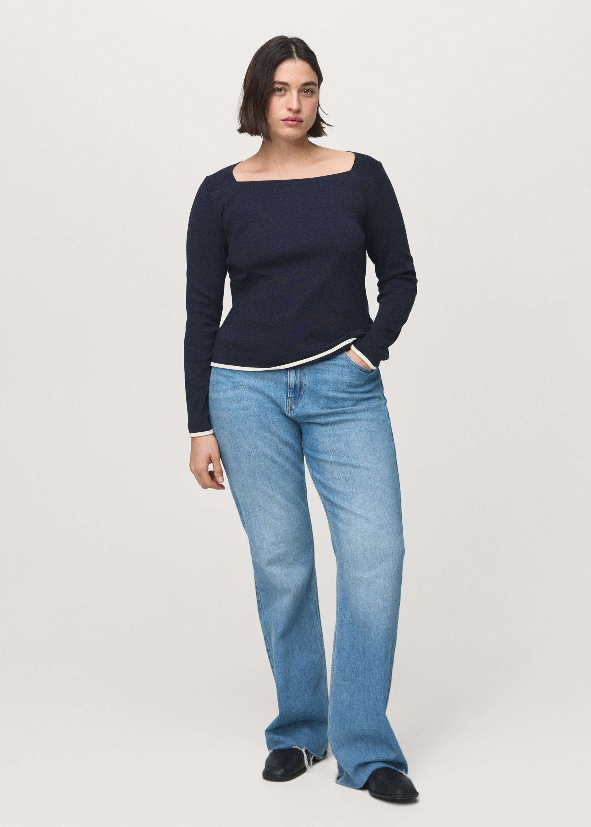 T-shirt col bateau coton - Détail de l'article 3