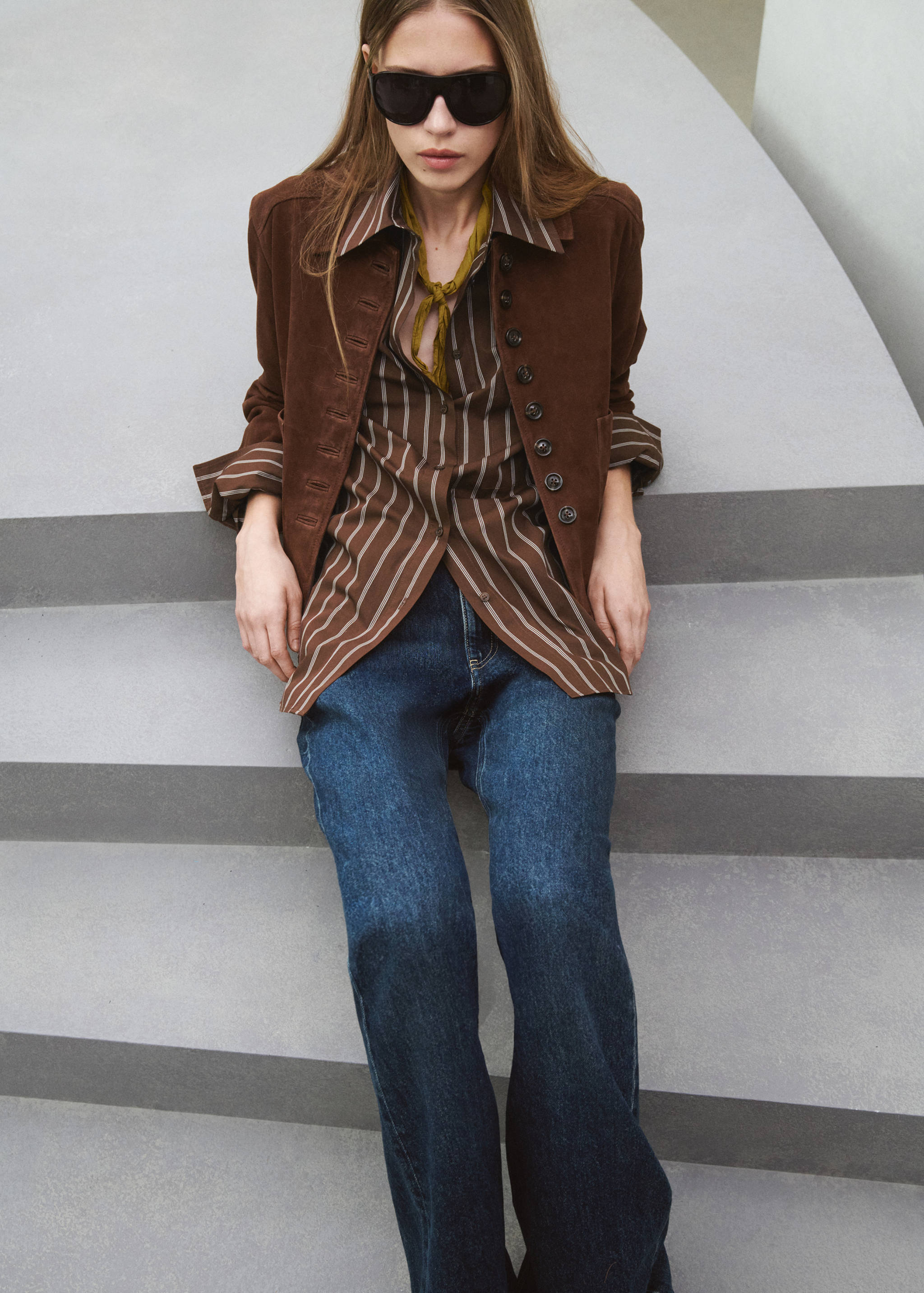 Camisa rayas bolsillo - Detalle del artículo 1