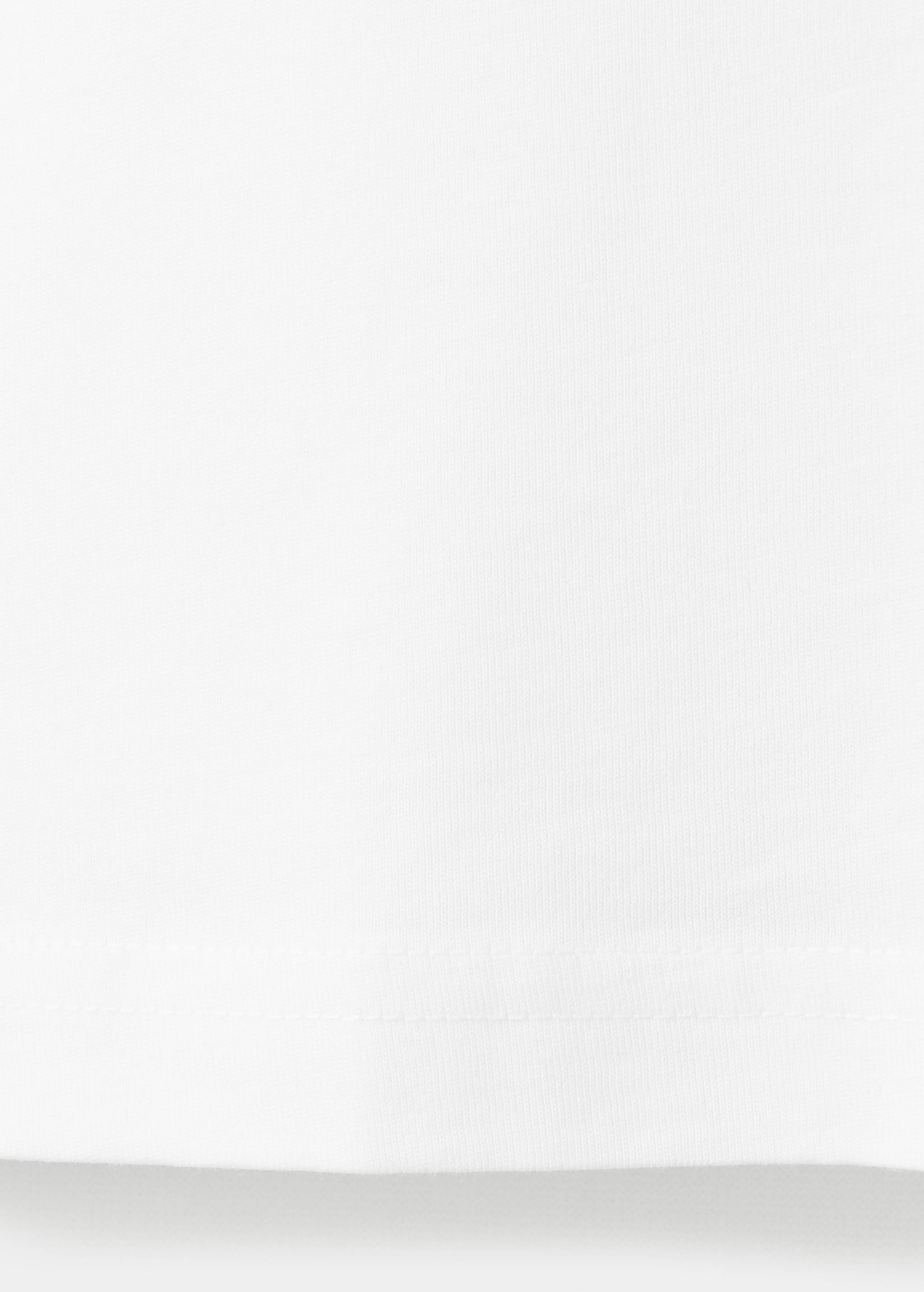 Camiseta algodón cuello pico - Detalle del artículo 0