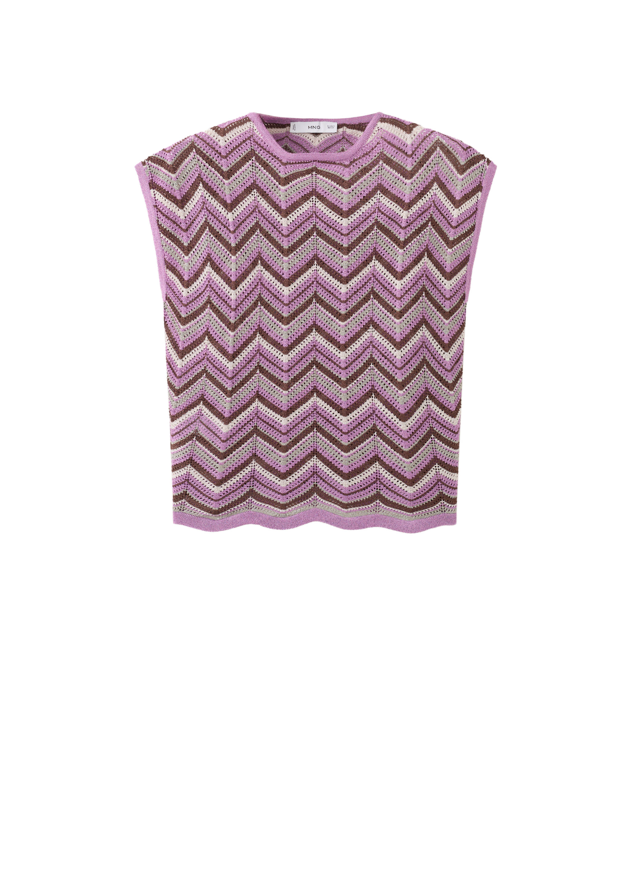 Printed knit top - Details of the article 7