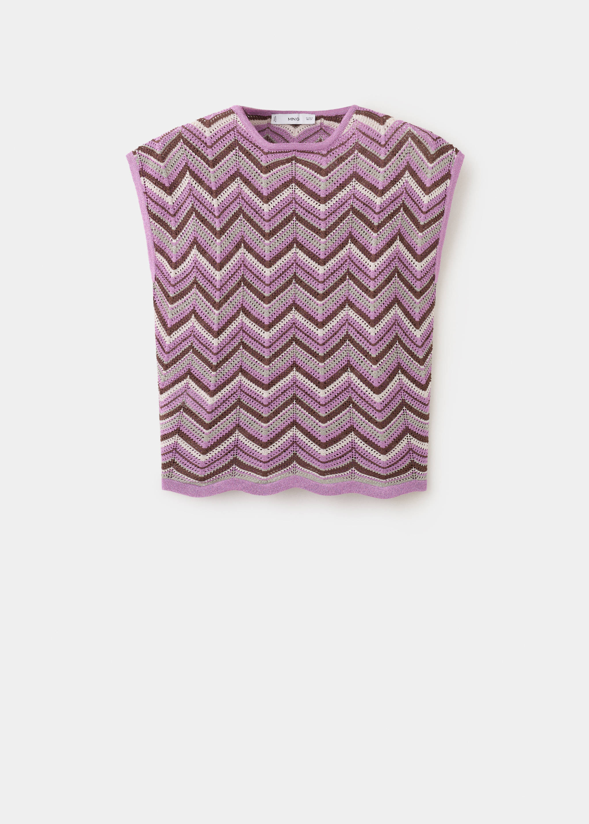 Printed knit top - Article without model