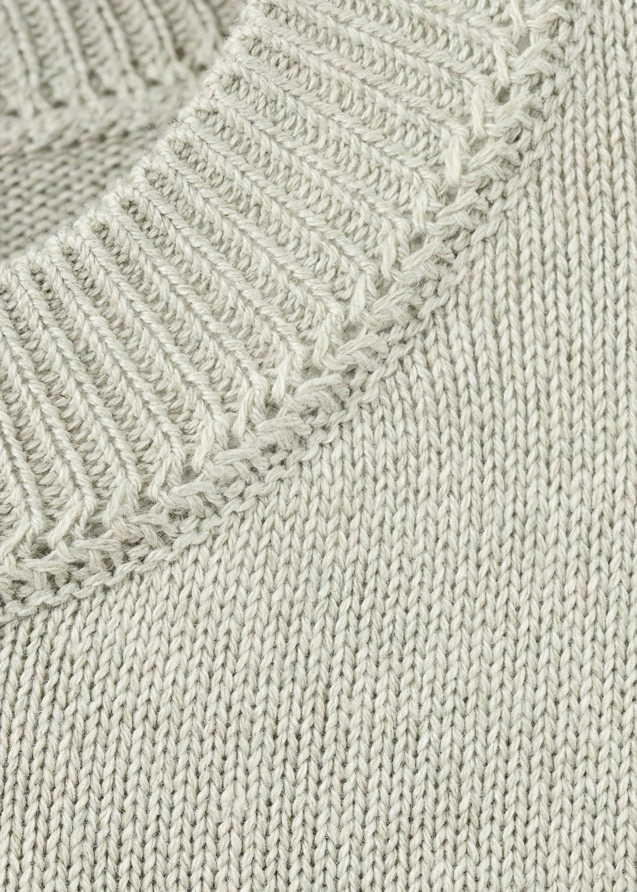 Combined knitted sweater - Details of the article 8
