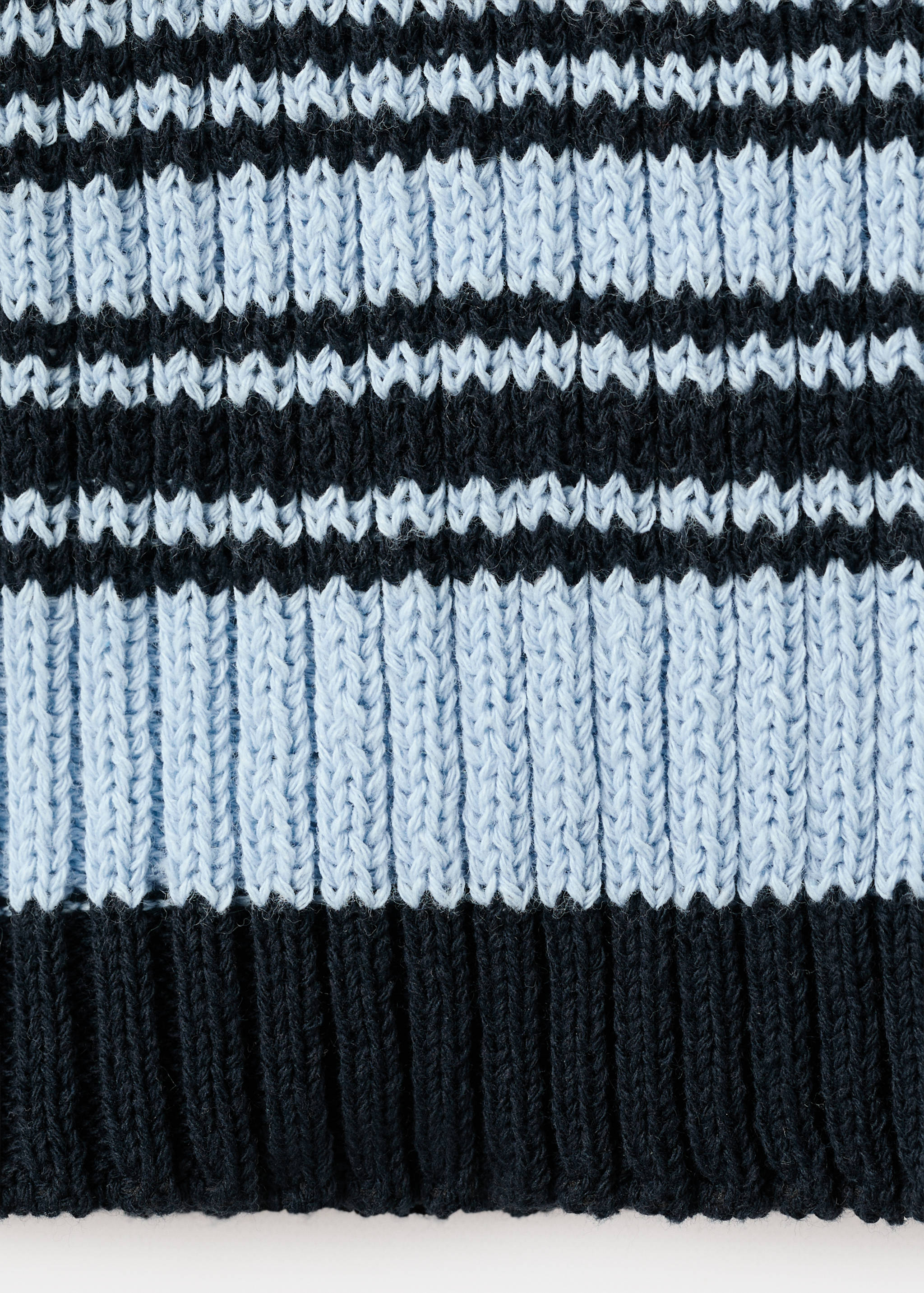 Stripped knit cardigan - Details of the article 0