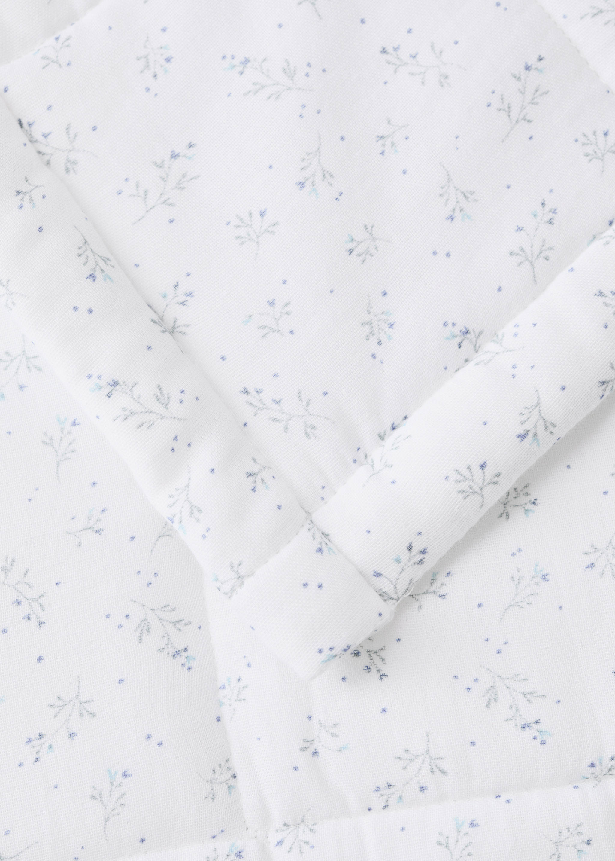 Katoenen miniwiegdekbed met bloemenprint - Detail van het artikel 2