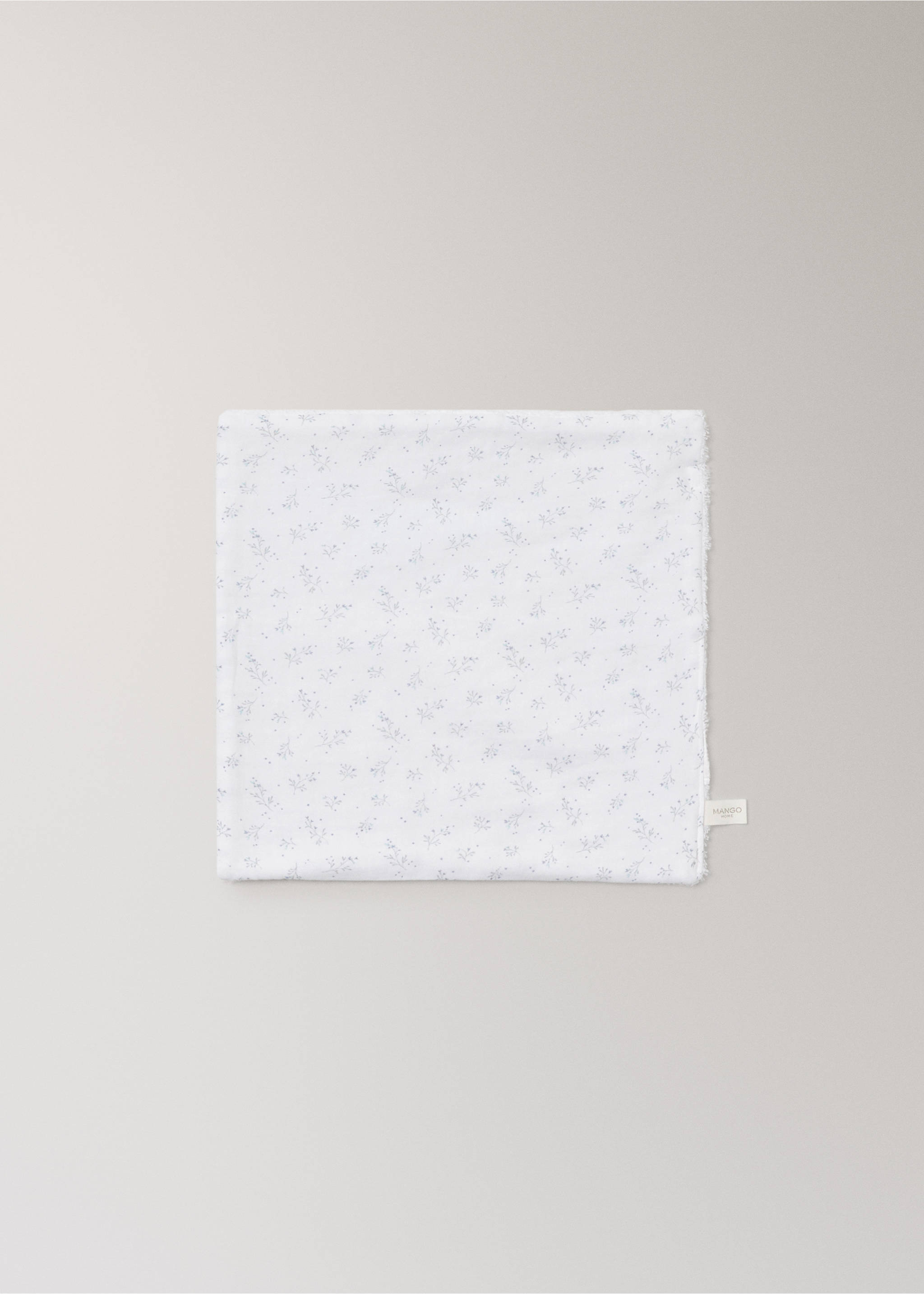 Cotton floral baby wrap - Article without model, White. Ref: 27034105-00.