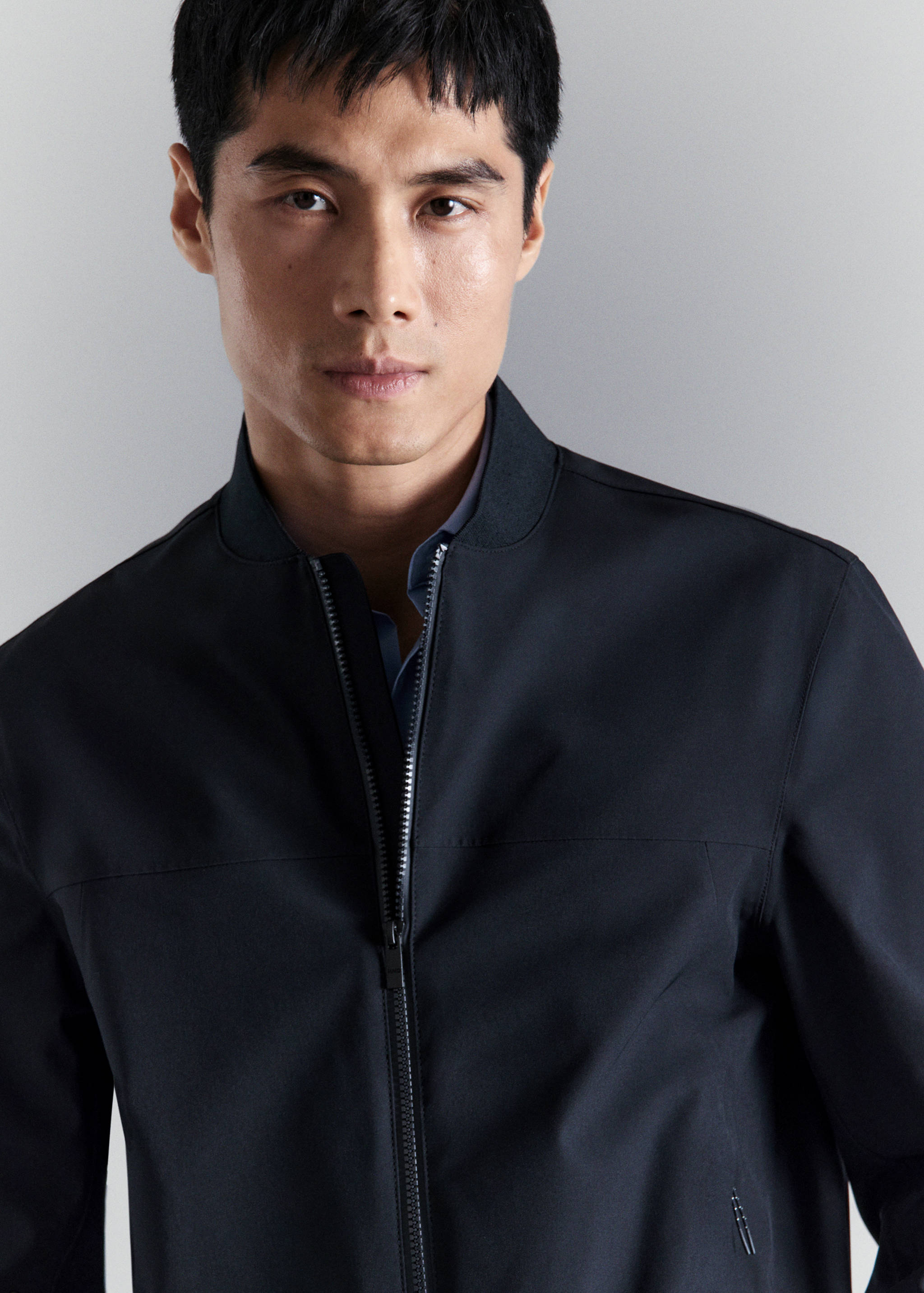 Водоотталкивающая куртка бомбер - Деталь изделия 1