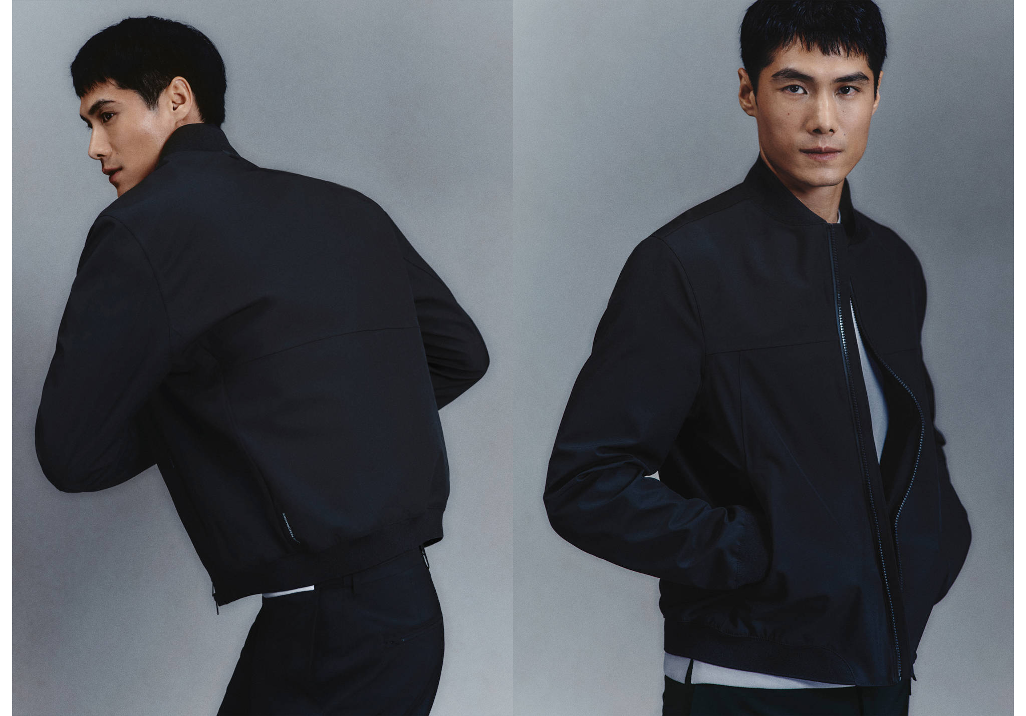 Chaqueta bomber water-repellent - Plano panorámico