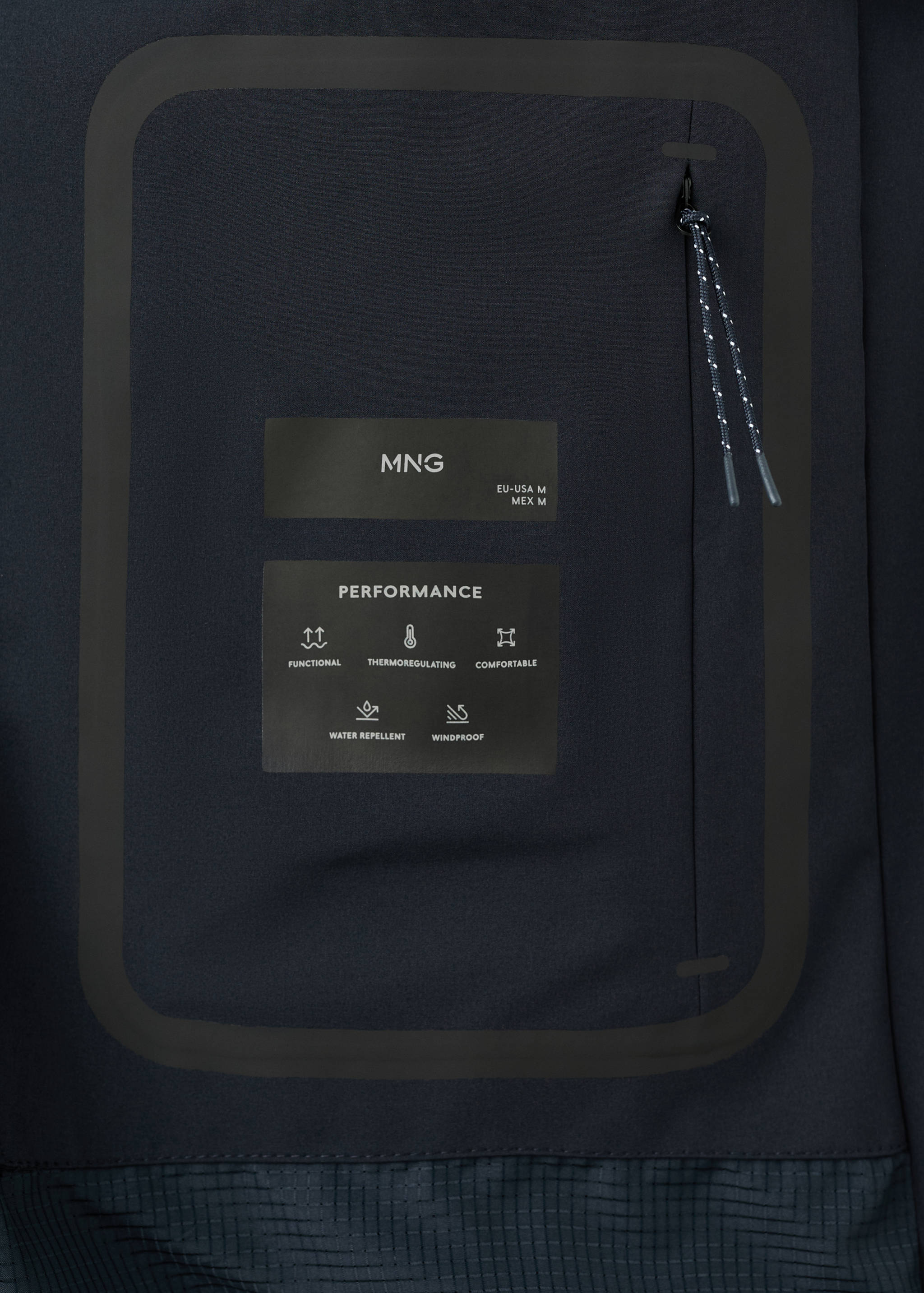 Водоотталкивающая куртка бомбер - Деталь изделия 0