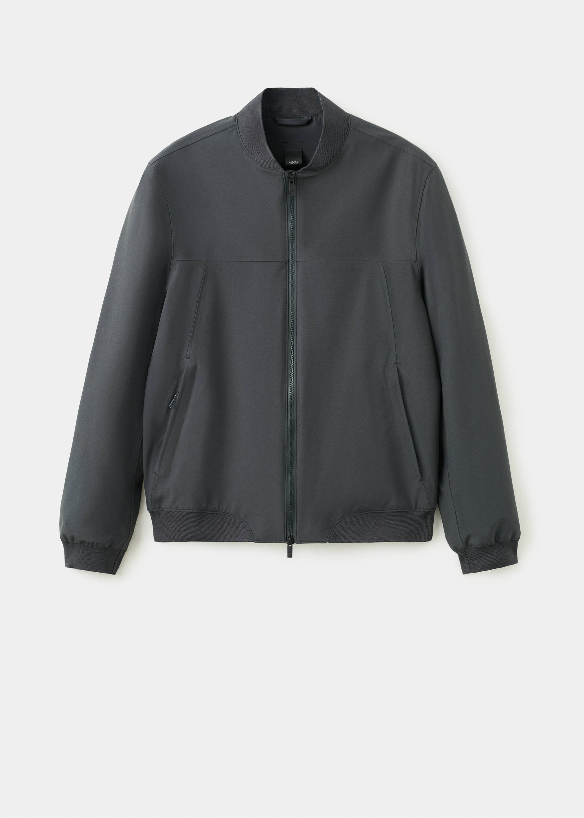 Chaqueta bomber water-repellent - Artículo sin modelo, Gris oscuro. Ref: 27034408-00.