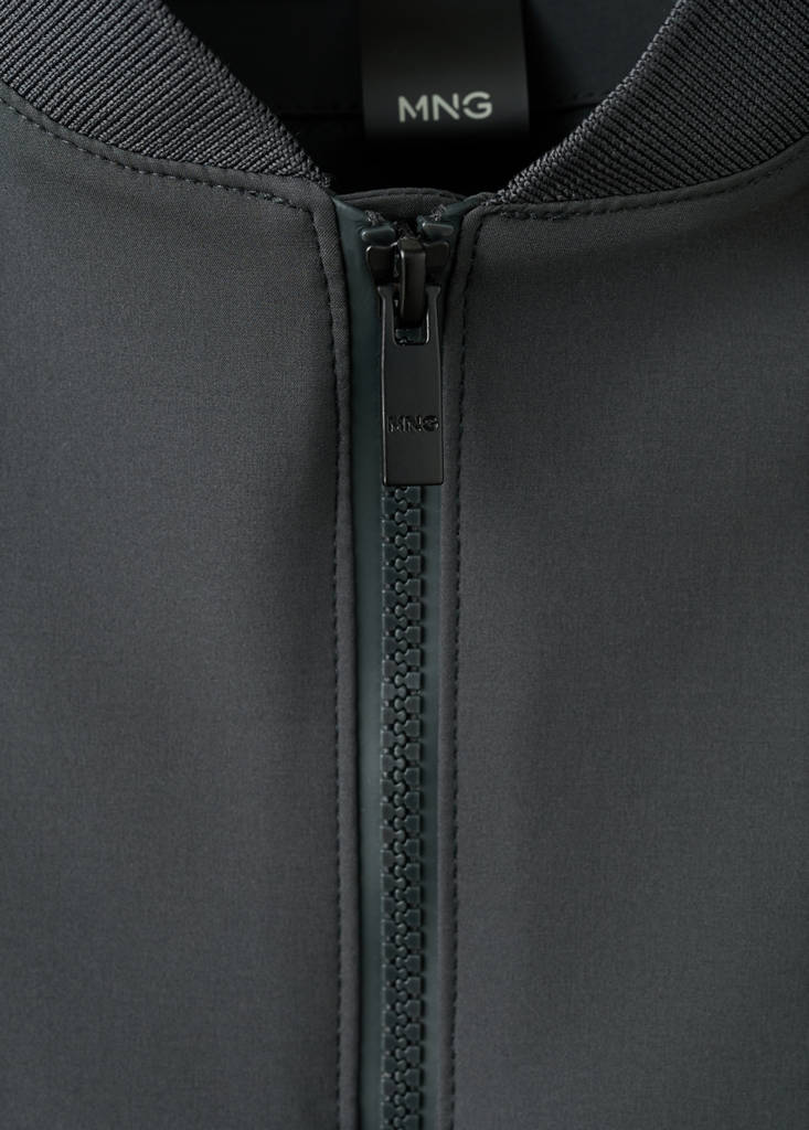 Water-repellent bomber jacket — Dark Grey